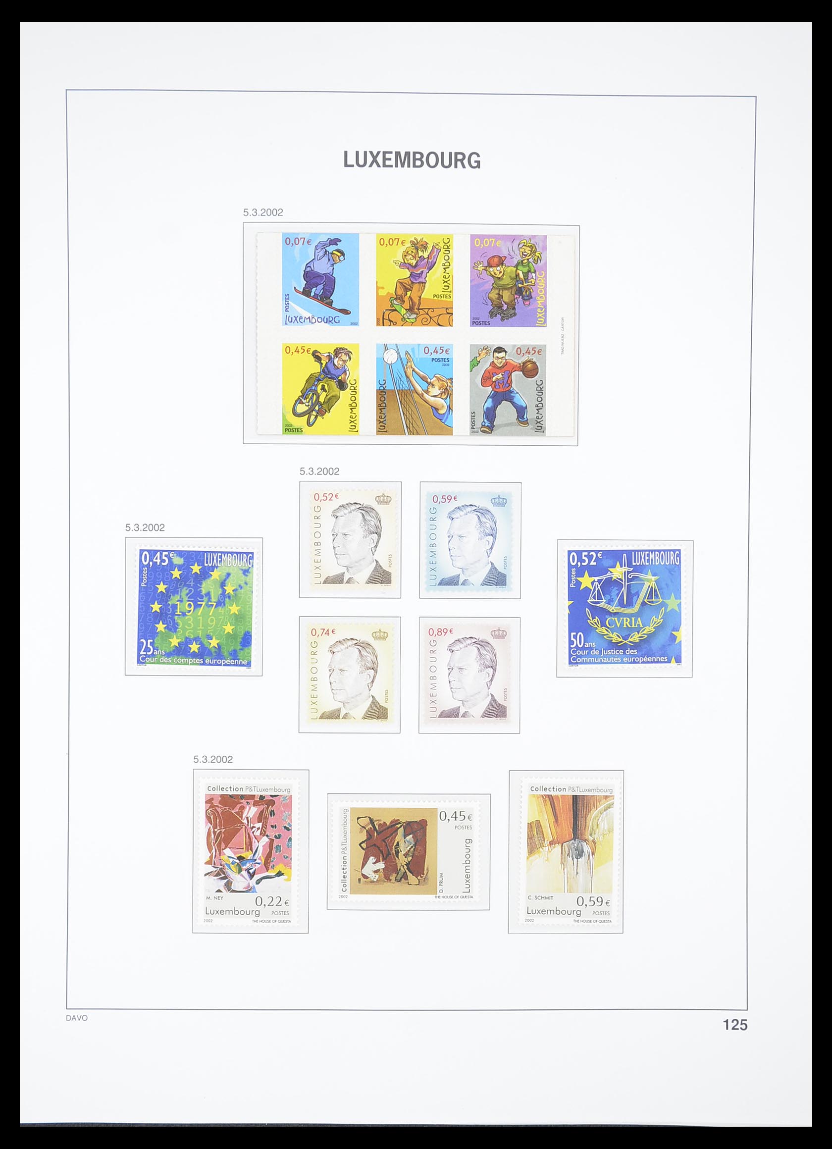 33381 134 - Postzegelverzameling 33381 Luxemburg 1852-2010.