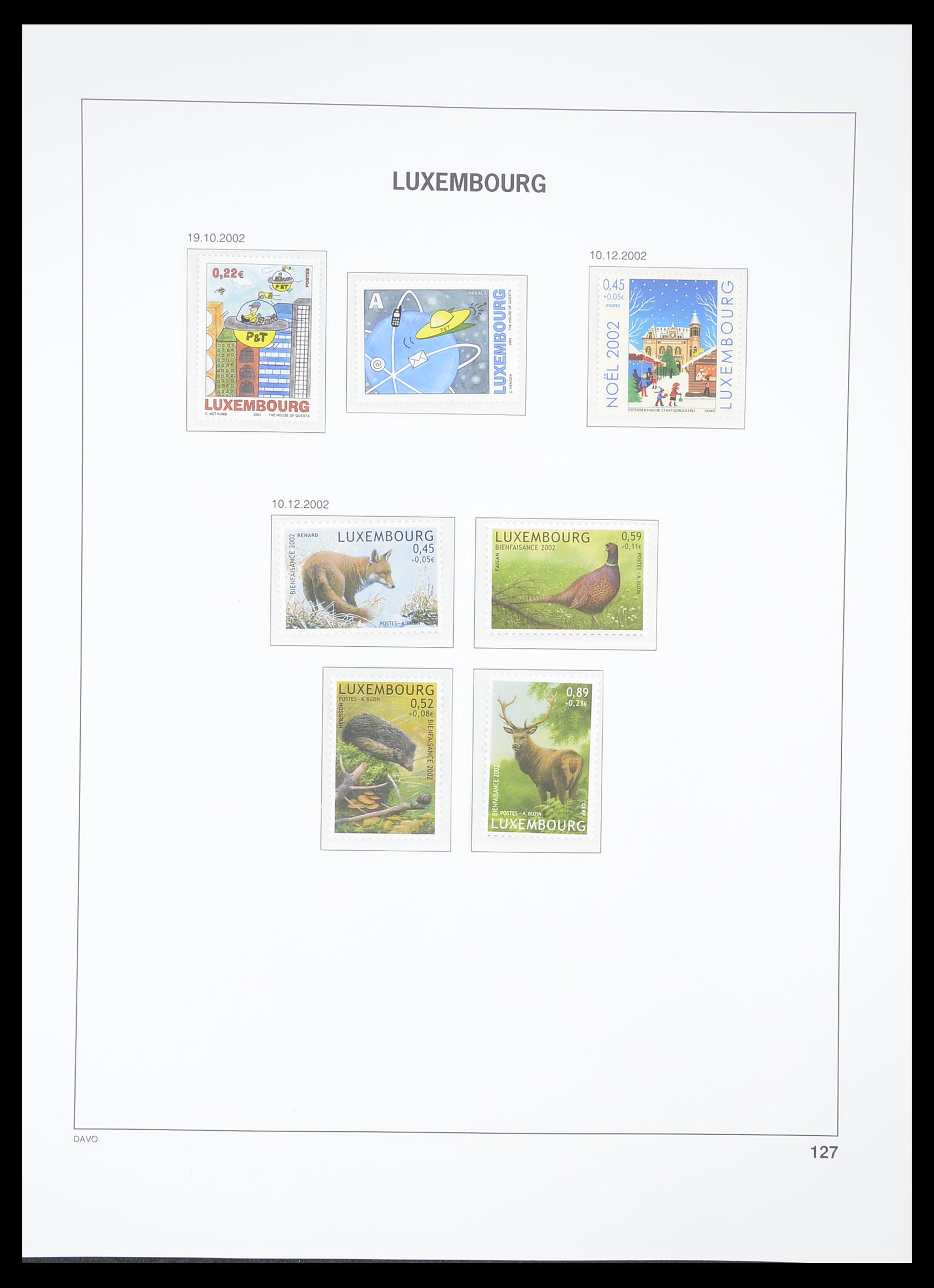 33381 136 - Postzegelverzameling 33381 Luxemburg 1852-2010.