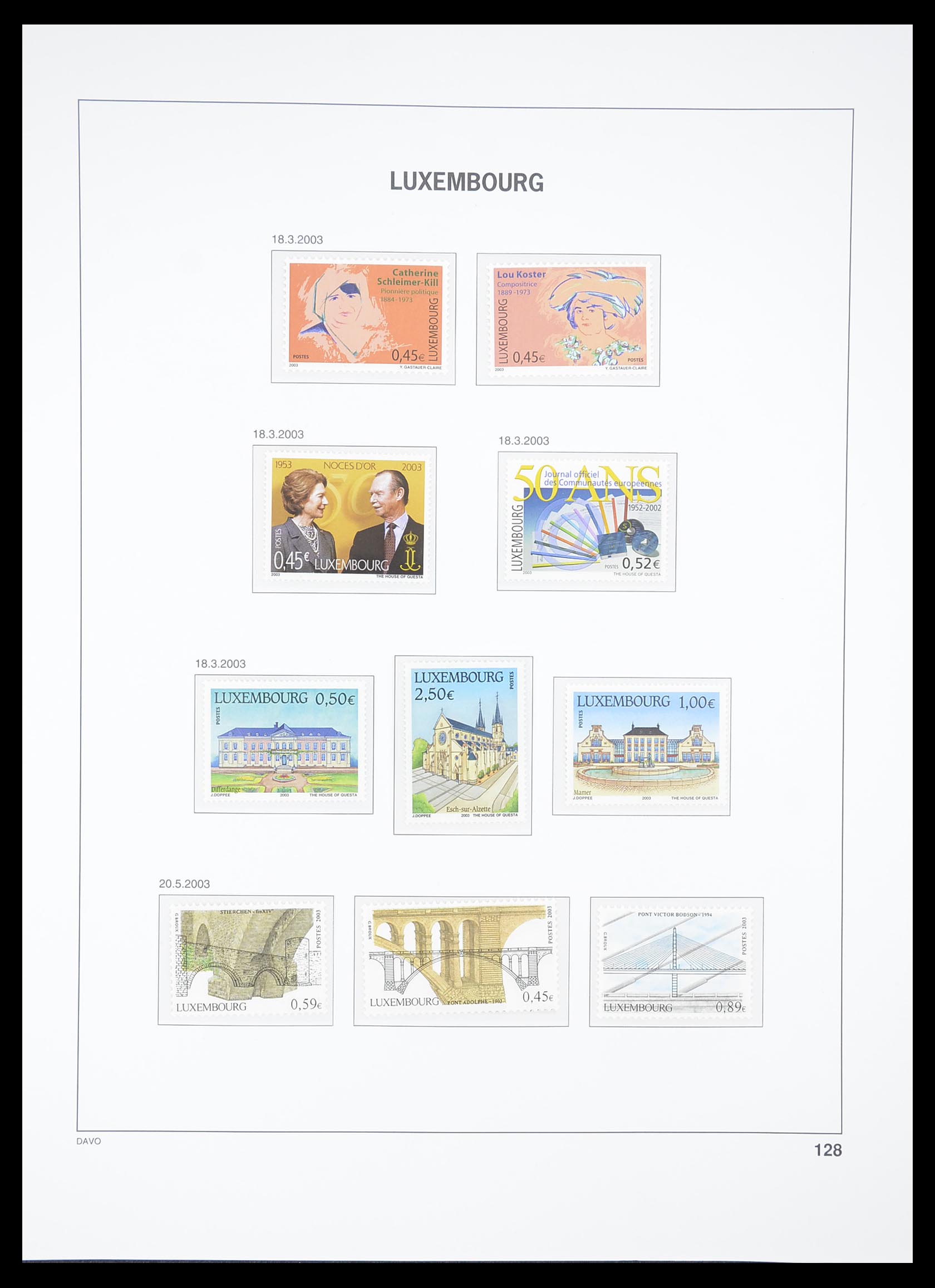 33381 137 - Stamp collection 33381 Luxembourg 1852-2010.
