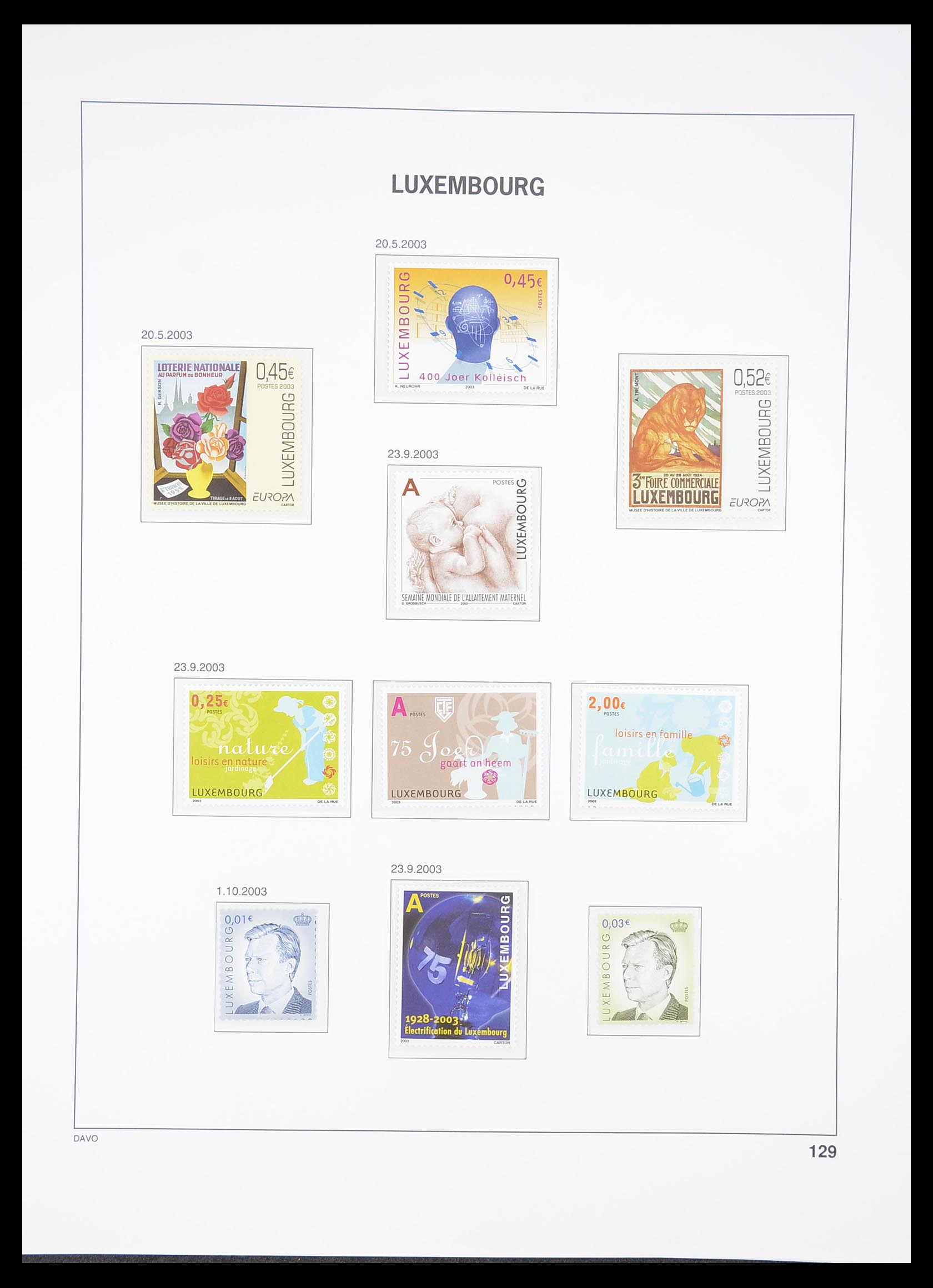 33381 138 - Postzegelverzameling 33381 Luxemburg 1852-2010.