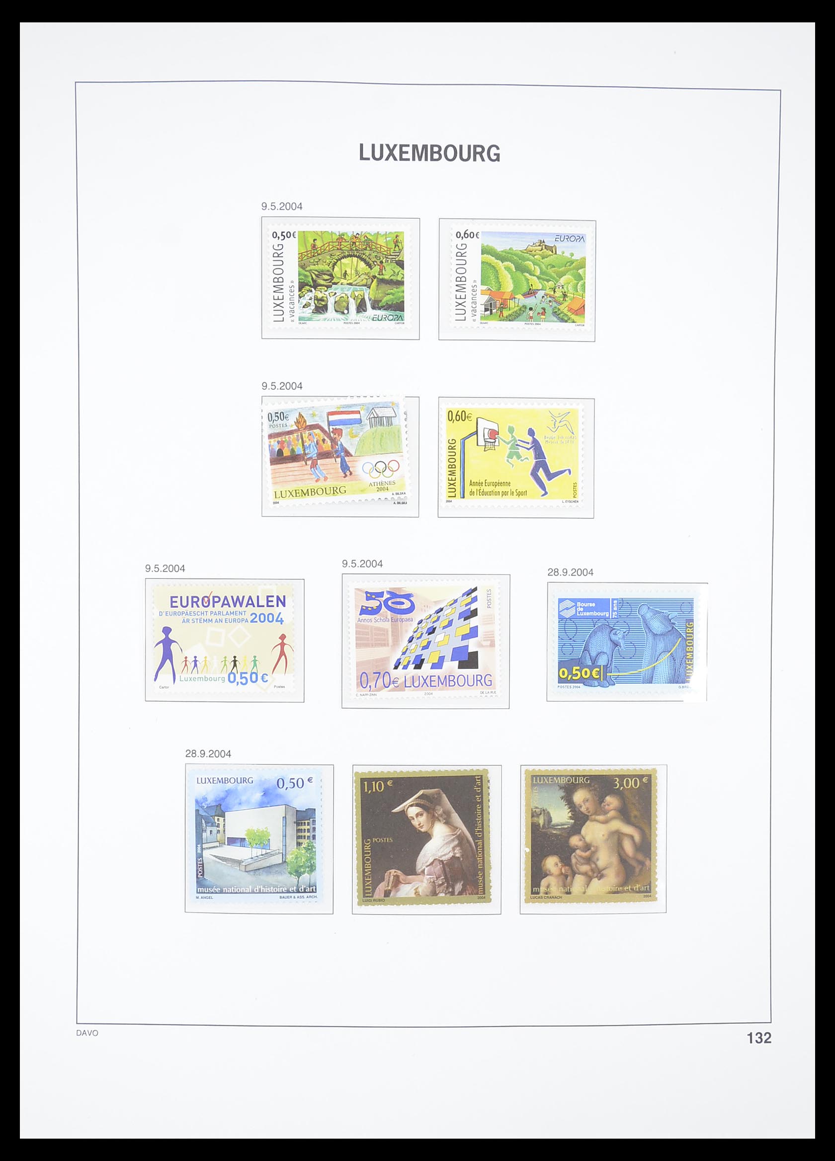 33381 141 - Stamp collection 33381 Luxembourg 1852-2010.