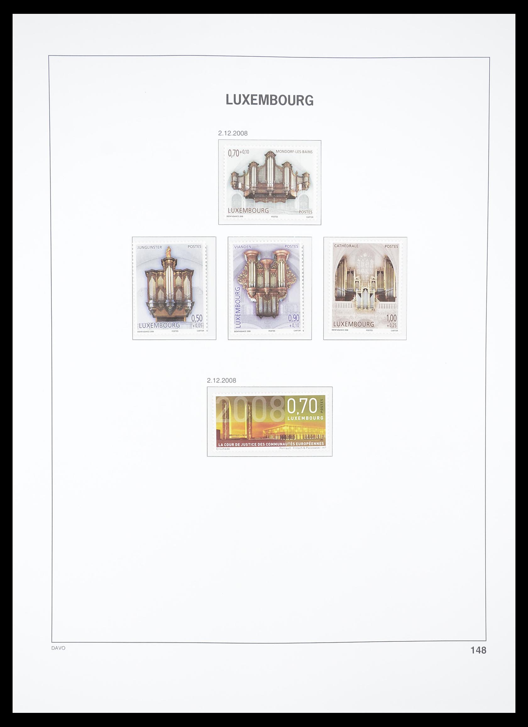 33381 157 - Stamp collection 33381 Luxembourg 1852-2010.