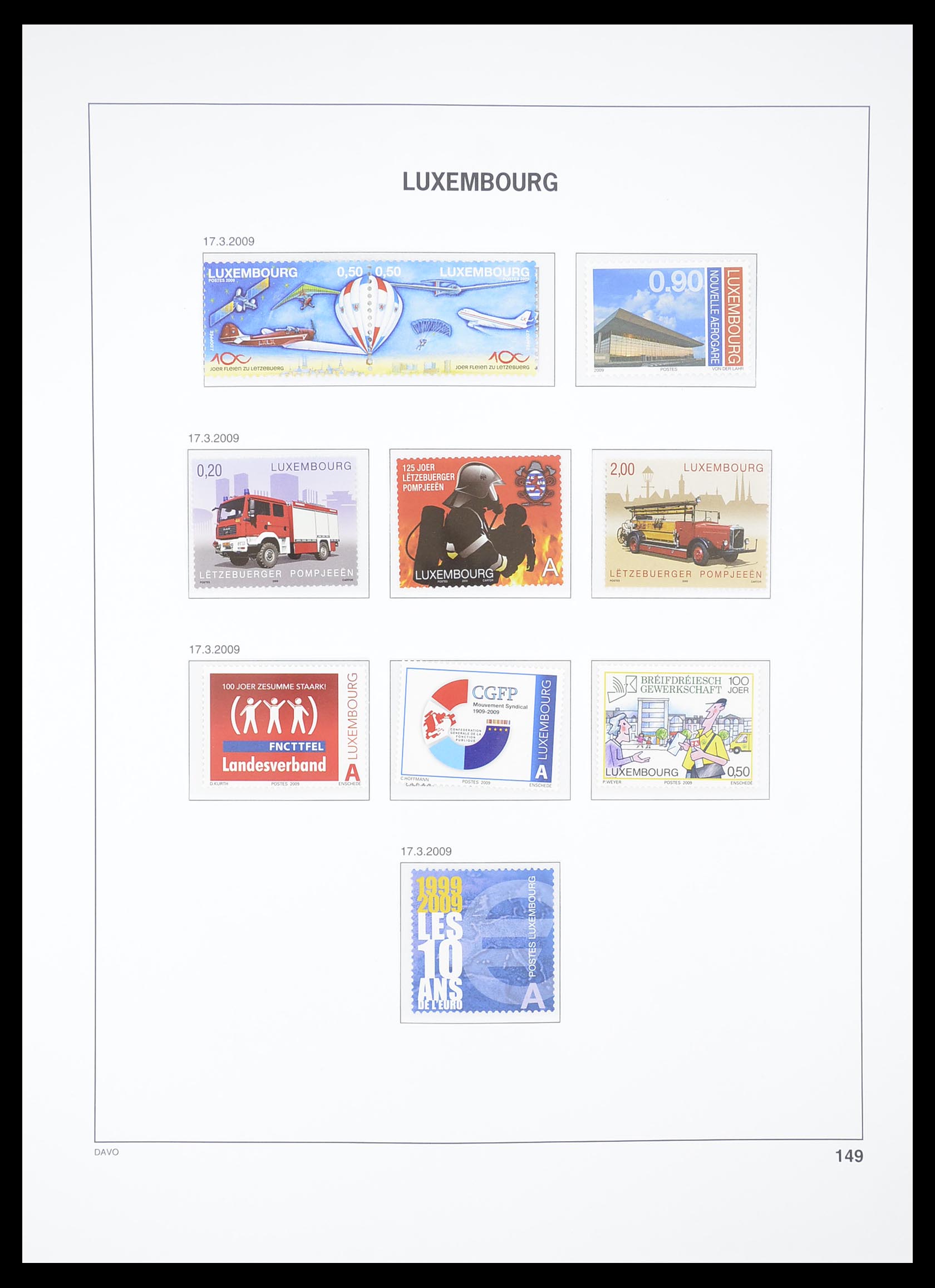 33381 158 - Stamp collection 33381 Luxembourg 1852-2010.