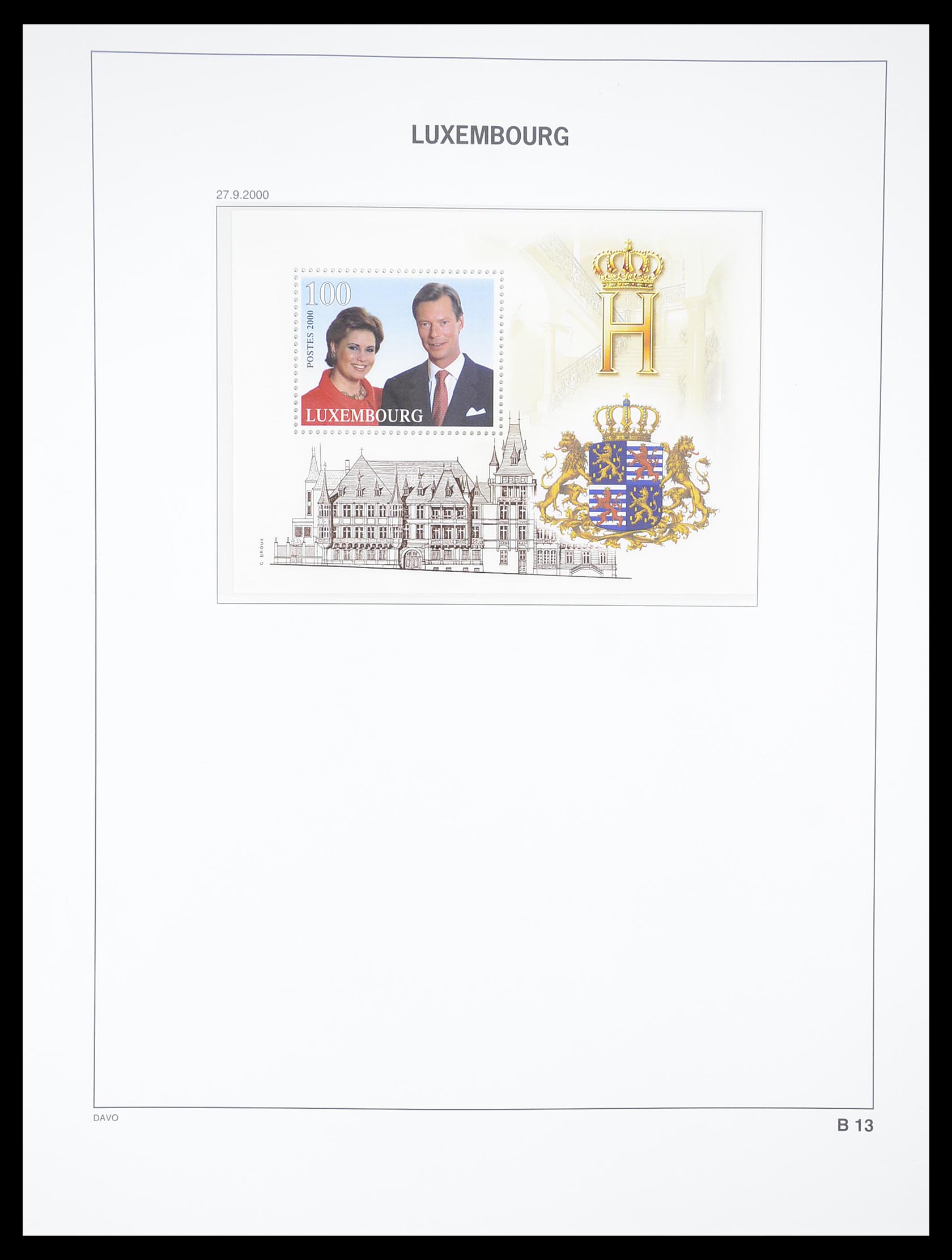 33381 177 - Postzegelverzameling 33381 Luxemburg 1852-2010.