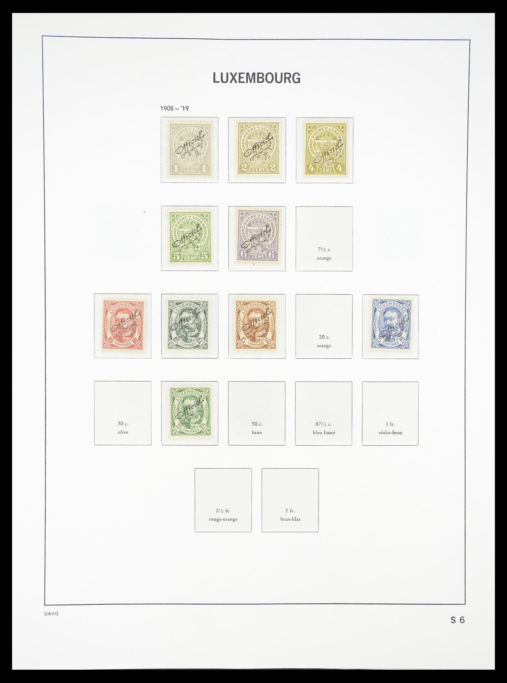 33381 194 - Postzegelverzameling 33381 Luxemburg 1852-2010.