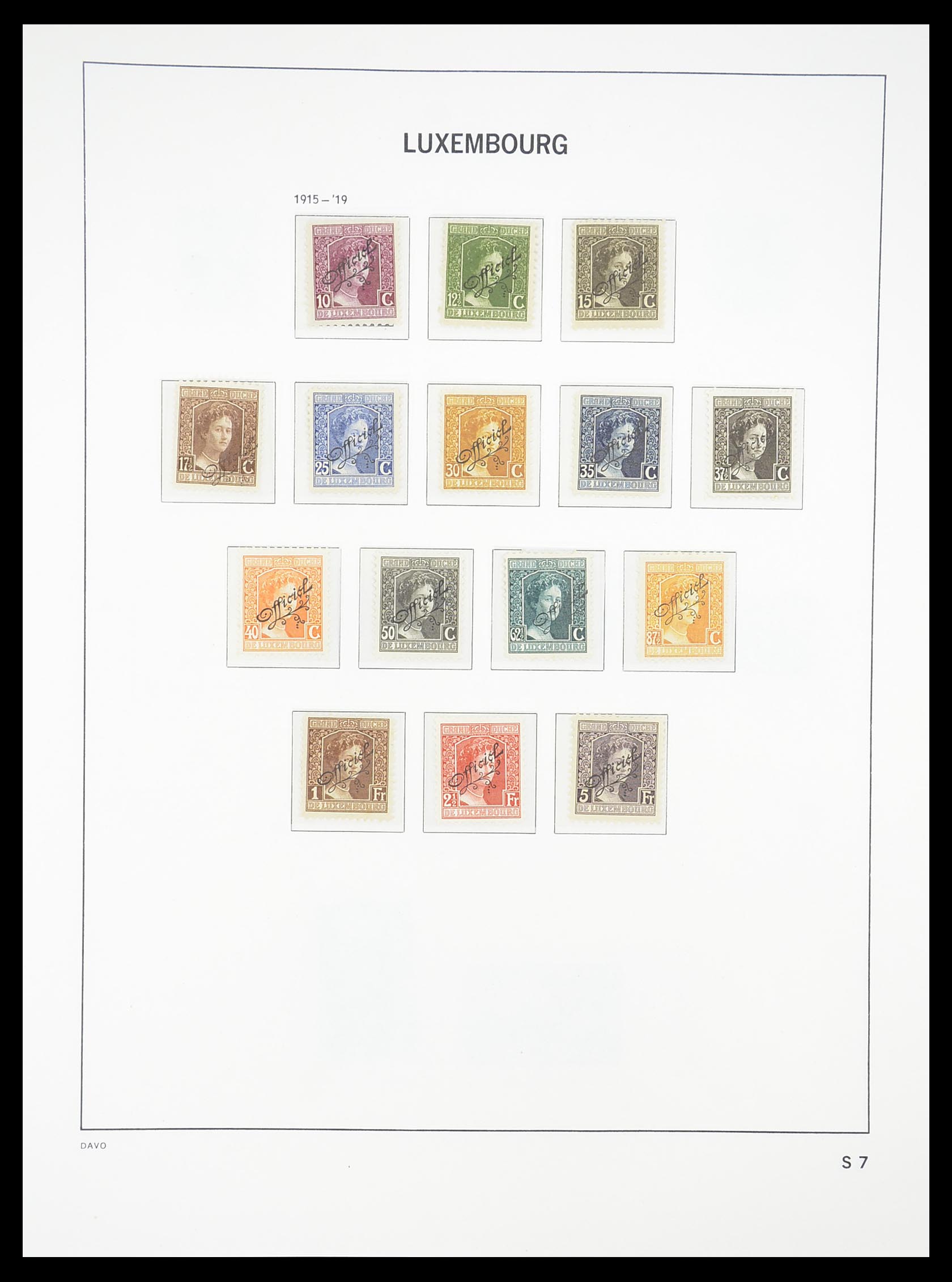 33381 195 - Stamp collection 33381 Luxembourg 1852-2010.
