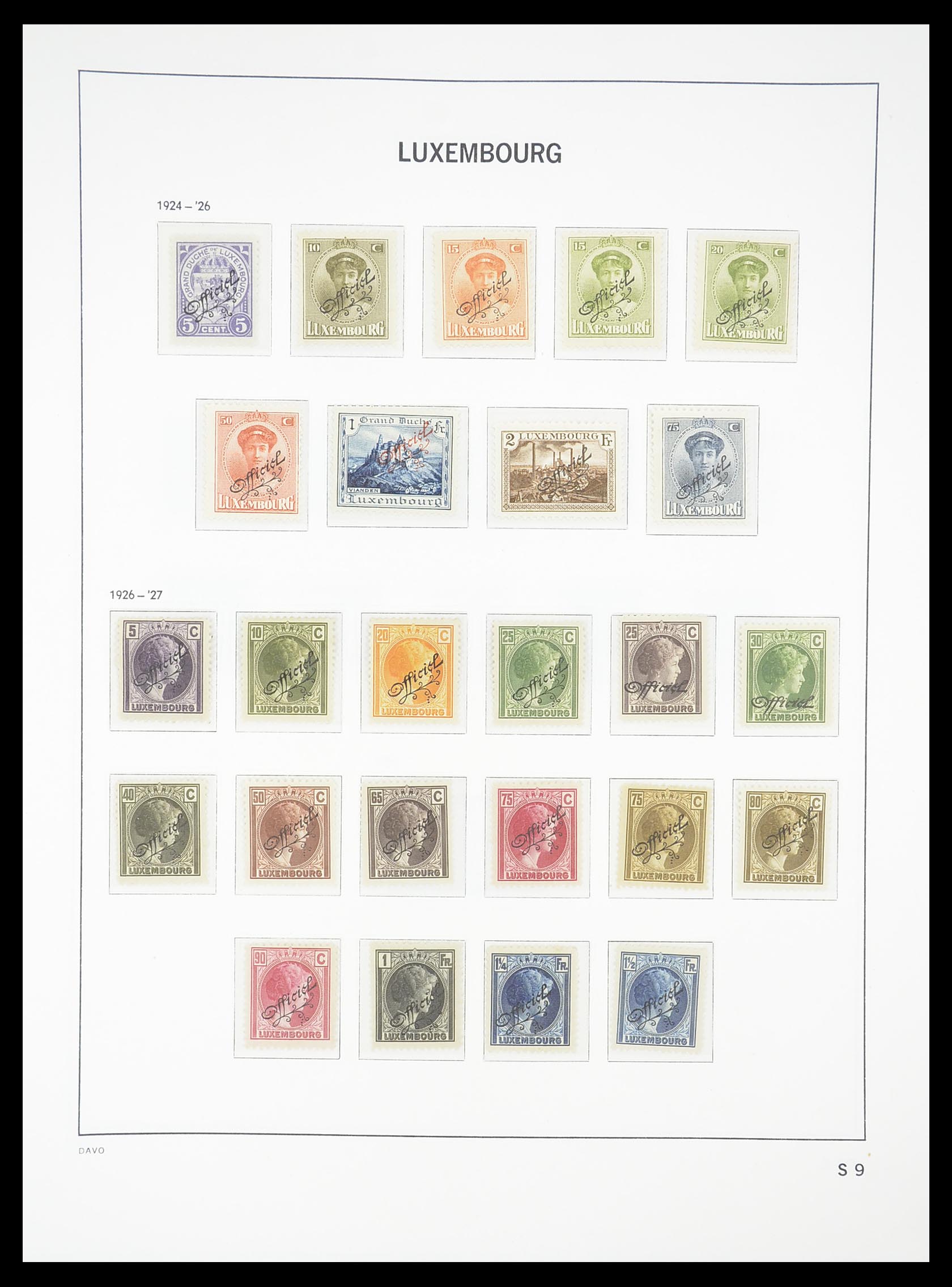 33381 197 - Stamp collection 33381 Luxembourg 1852-2010.