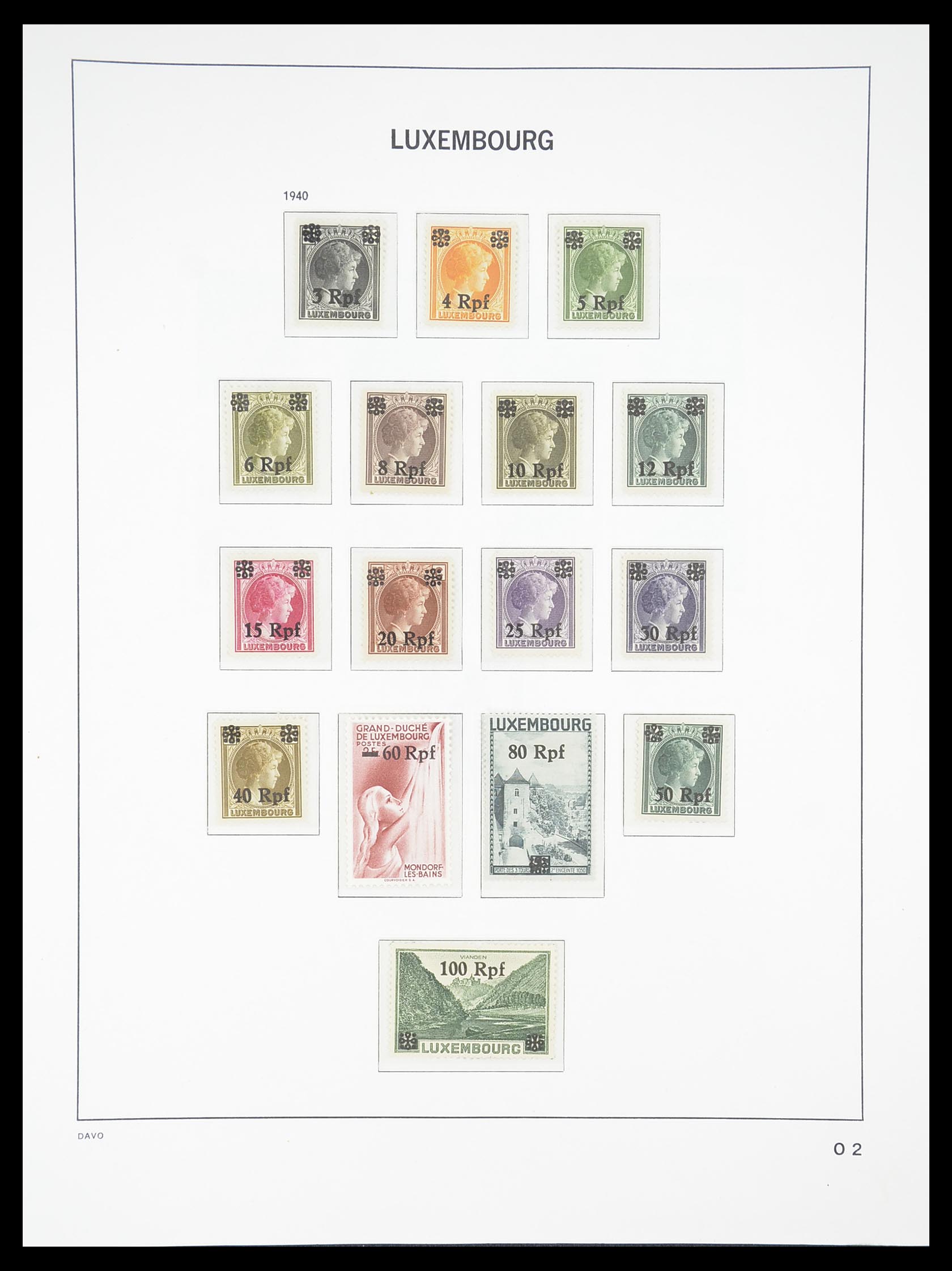 33381 203 - Postzegelverzameling 33381 Luxemburg 1852-2010.