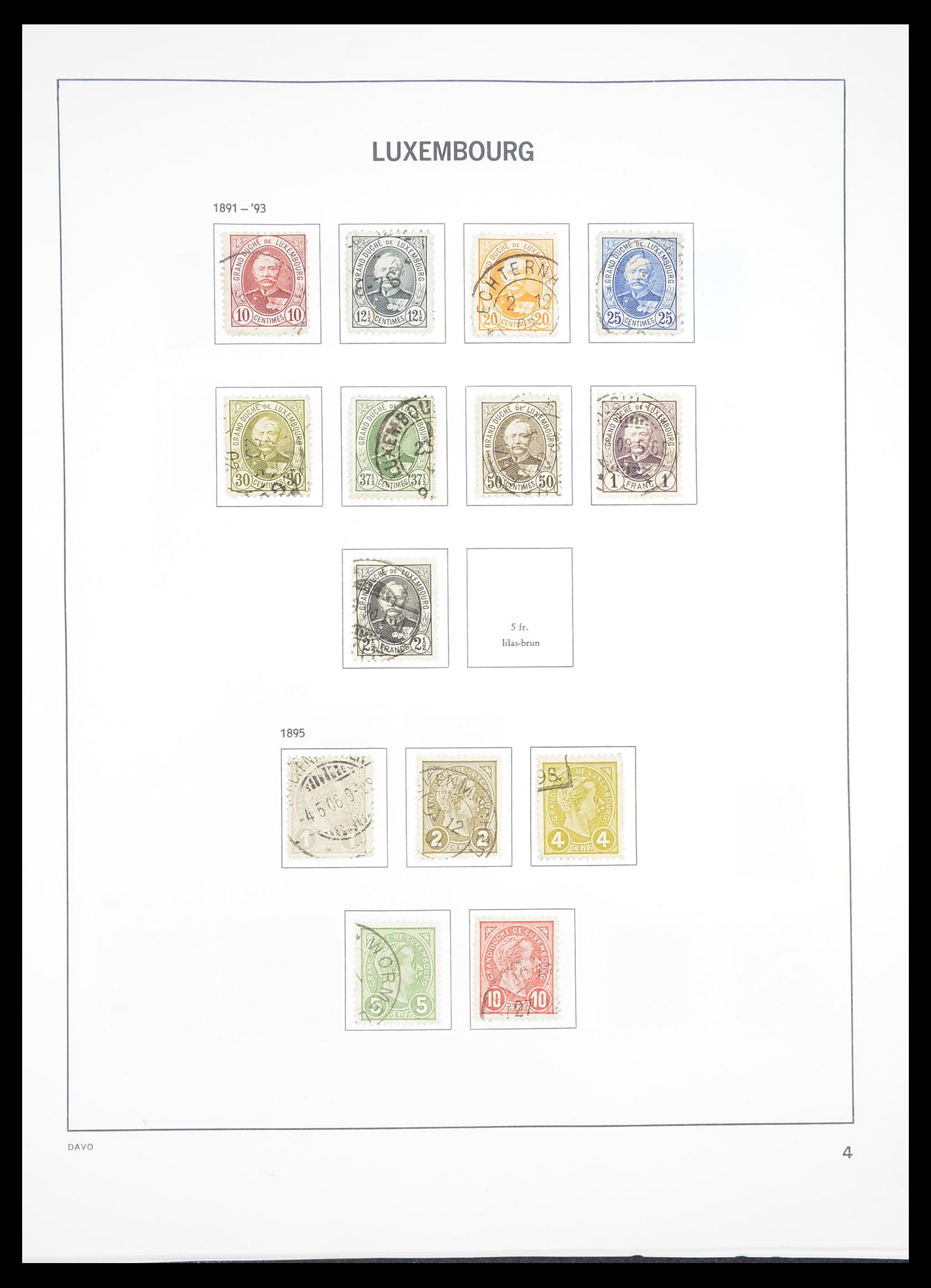 33382 004 - Postzegelverzameling 33382 Luxemburg 1852-2013.