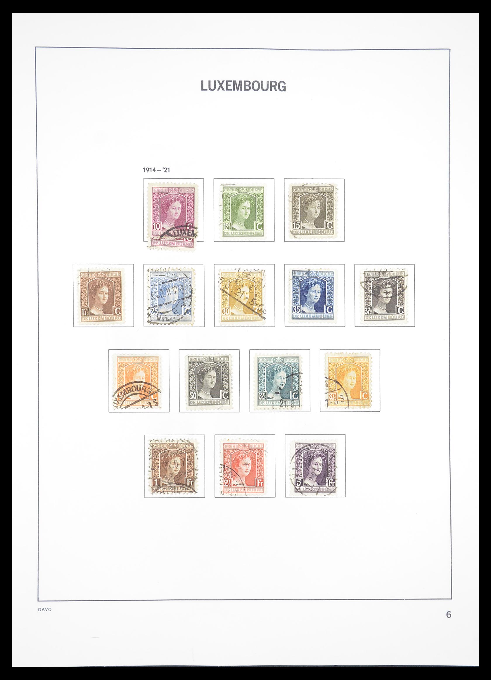 33382 006 - Postzegelverzameling 33382 Luxemburg 1852-2013.