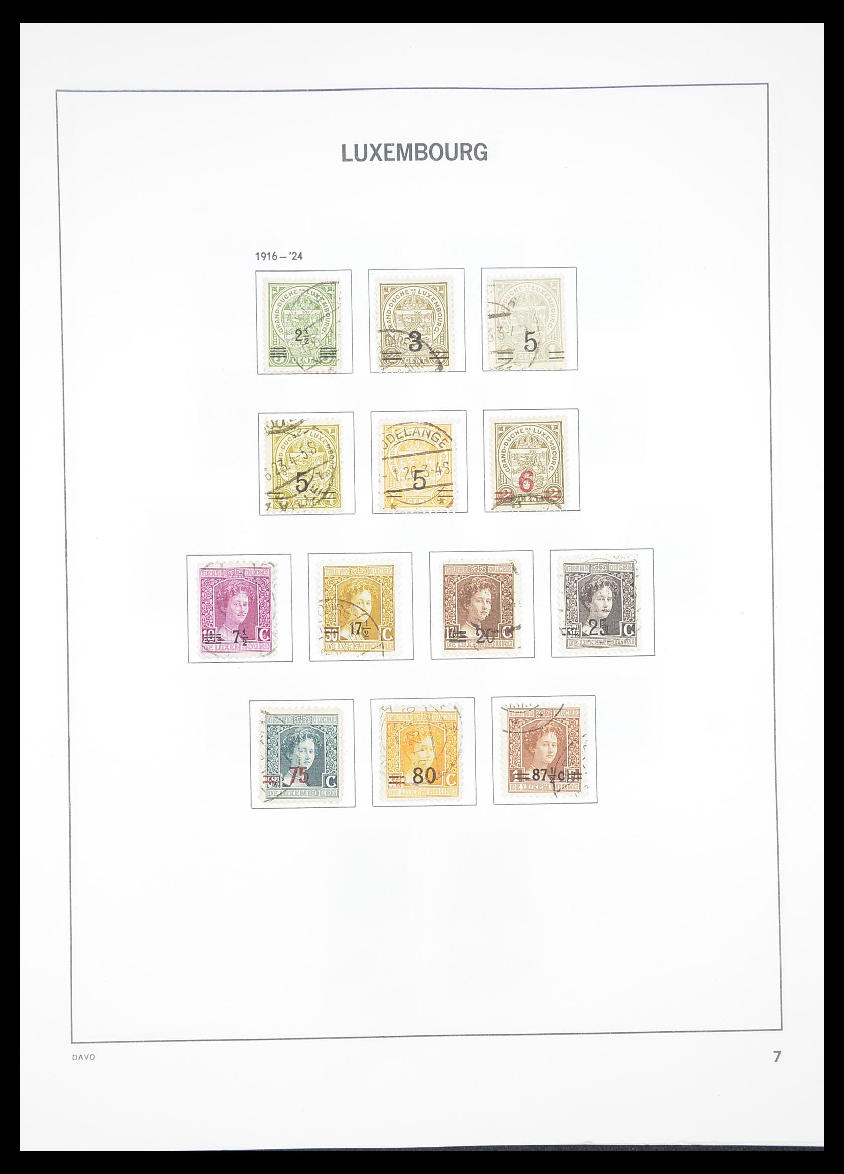 33382 008 - Postzegelverzameling 33382 Luxemburg 1852-2013.