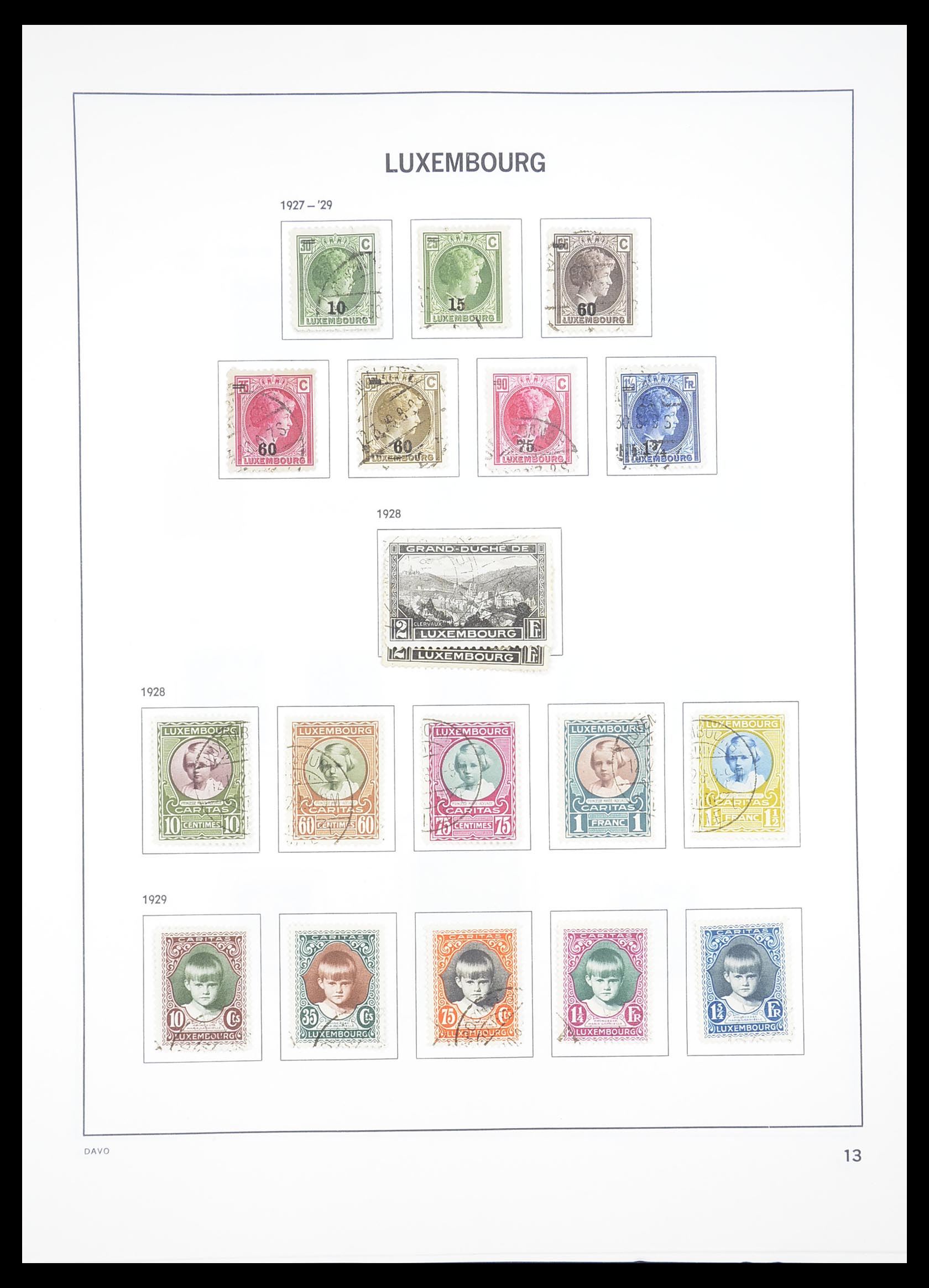 33382 014 - Stamp collection 33382 Luxembourg 1852-2013.