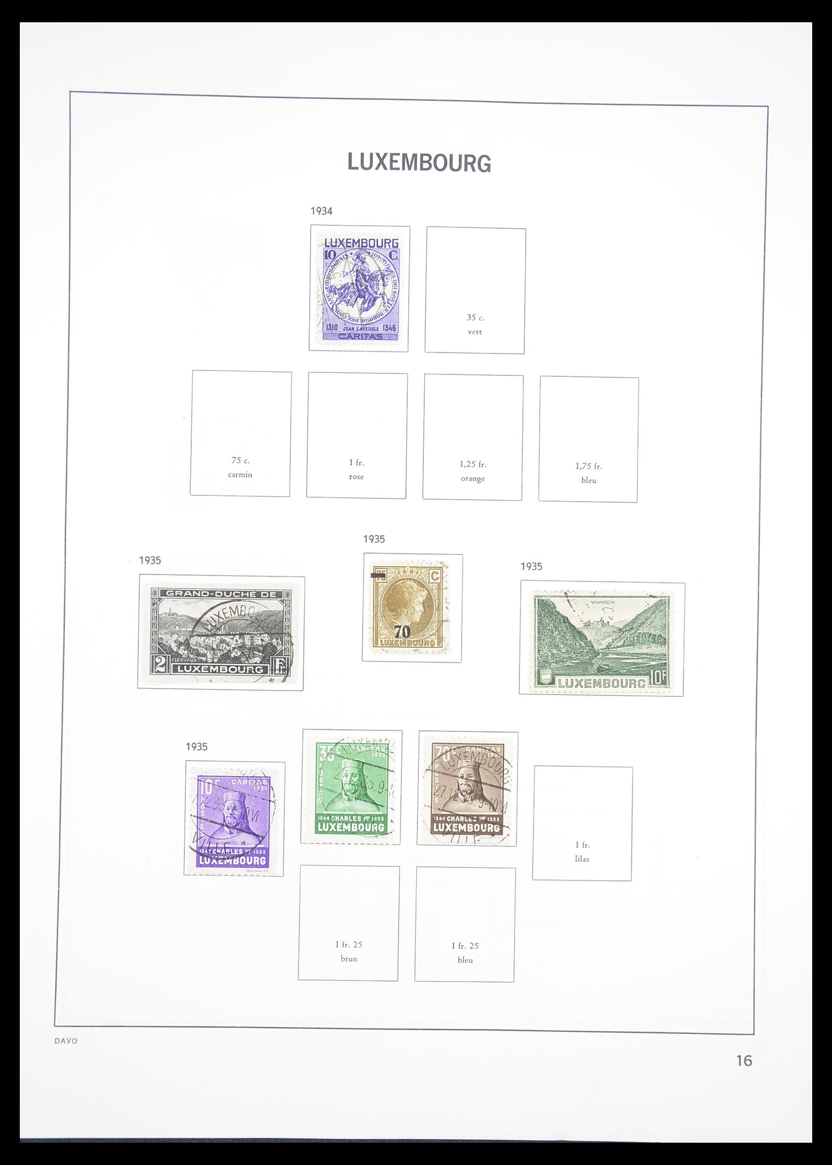 33382 017 - Postzegelverzameling 33382 Luxemburg 1852-2013.