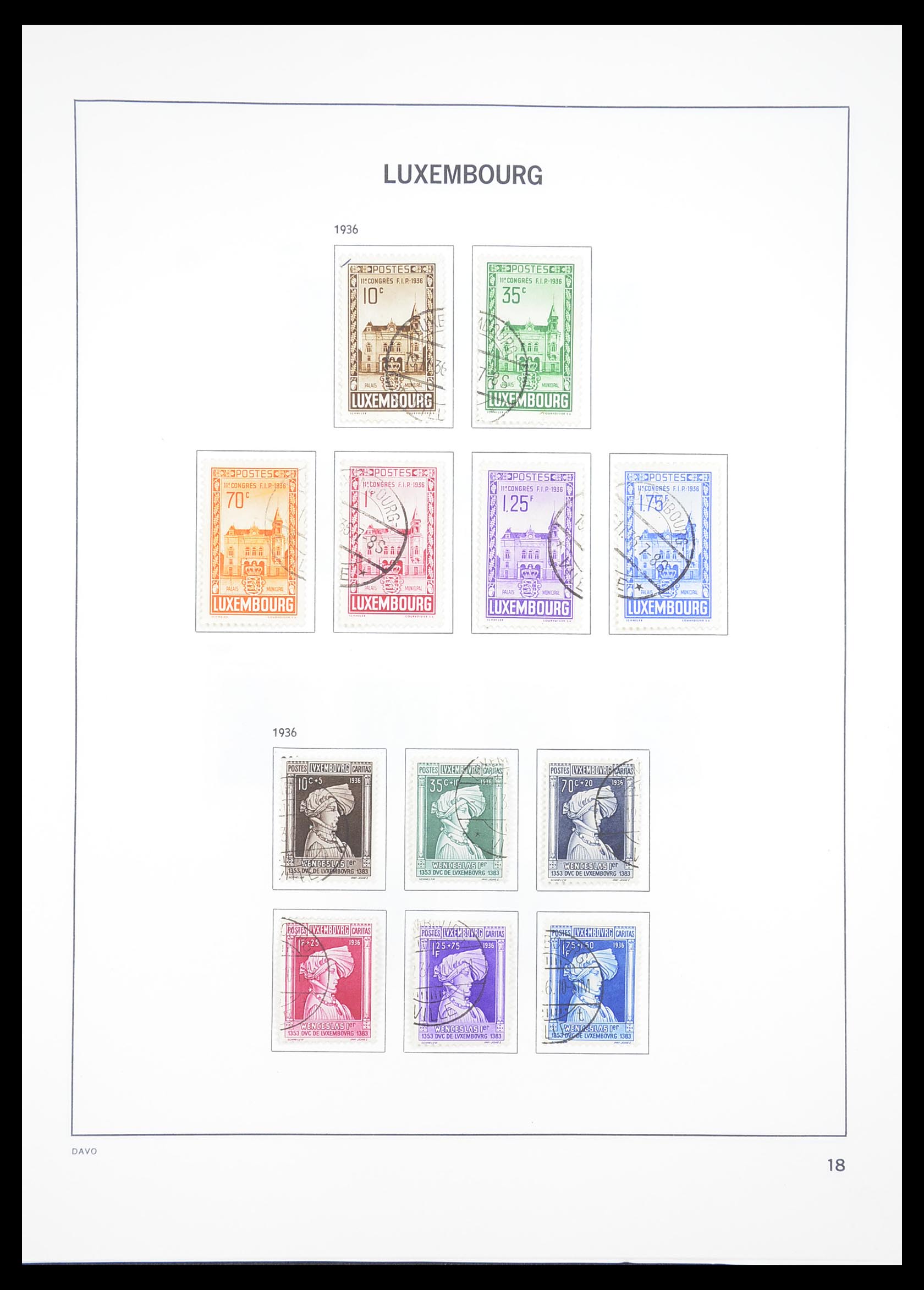 33382 019 - Postzegelverzameling 33382 Luxemburg 1852-2013.