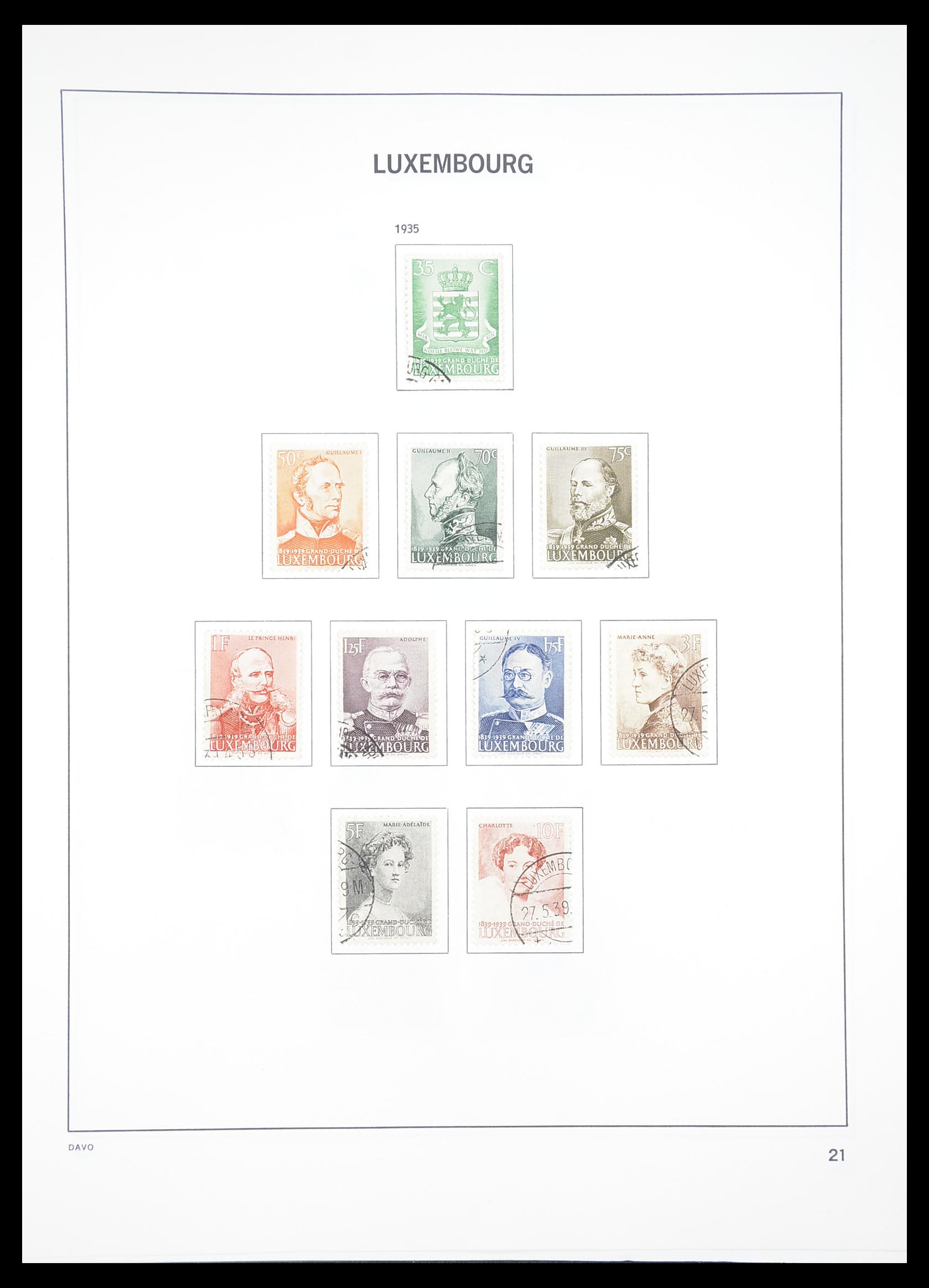 33382 022 - Postzegelverzameling 33382 Luxemburg 1852-2013.