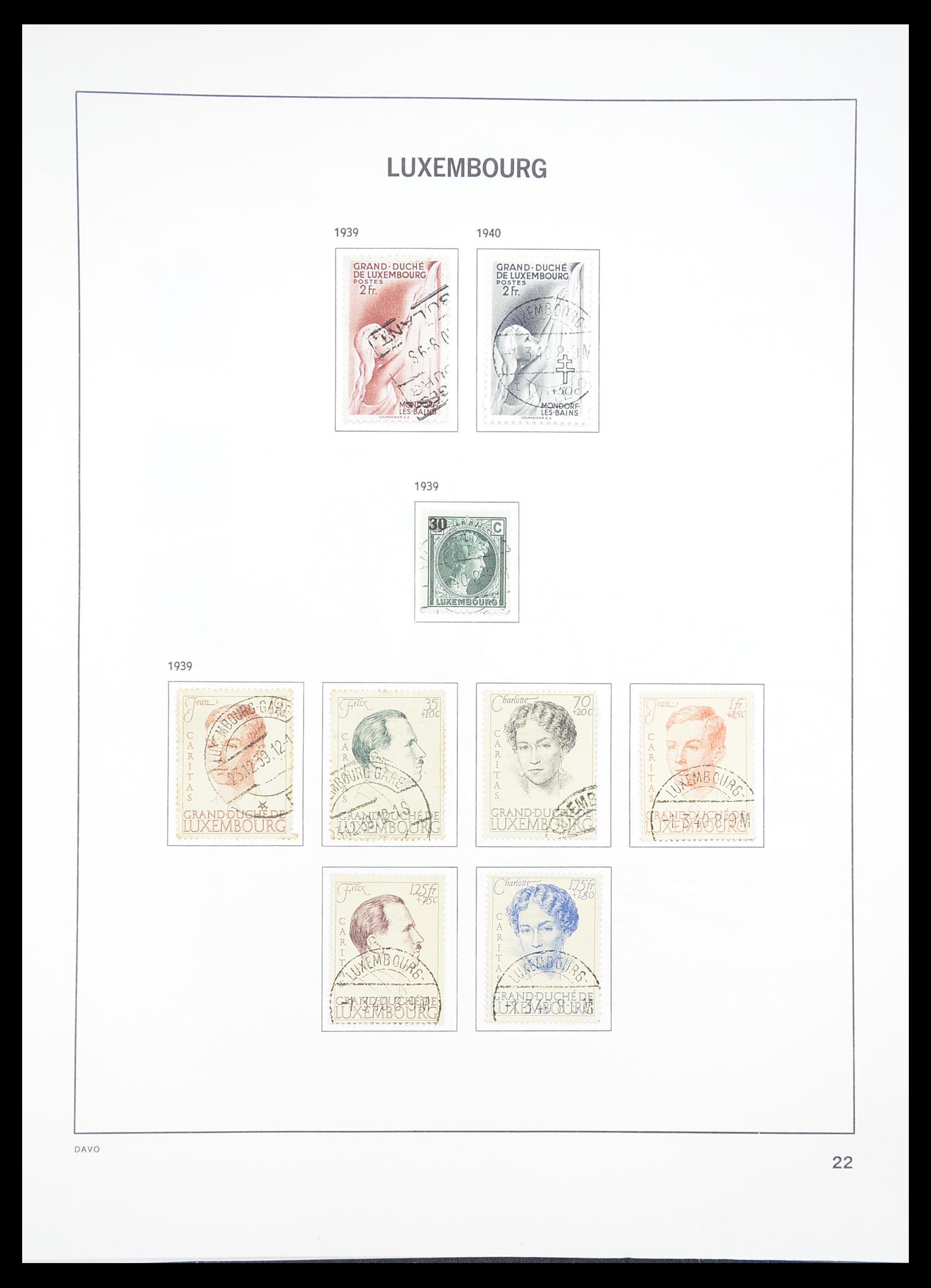 33382 023 - Stamp collection 33382 Luxembourg 1852-2013.