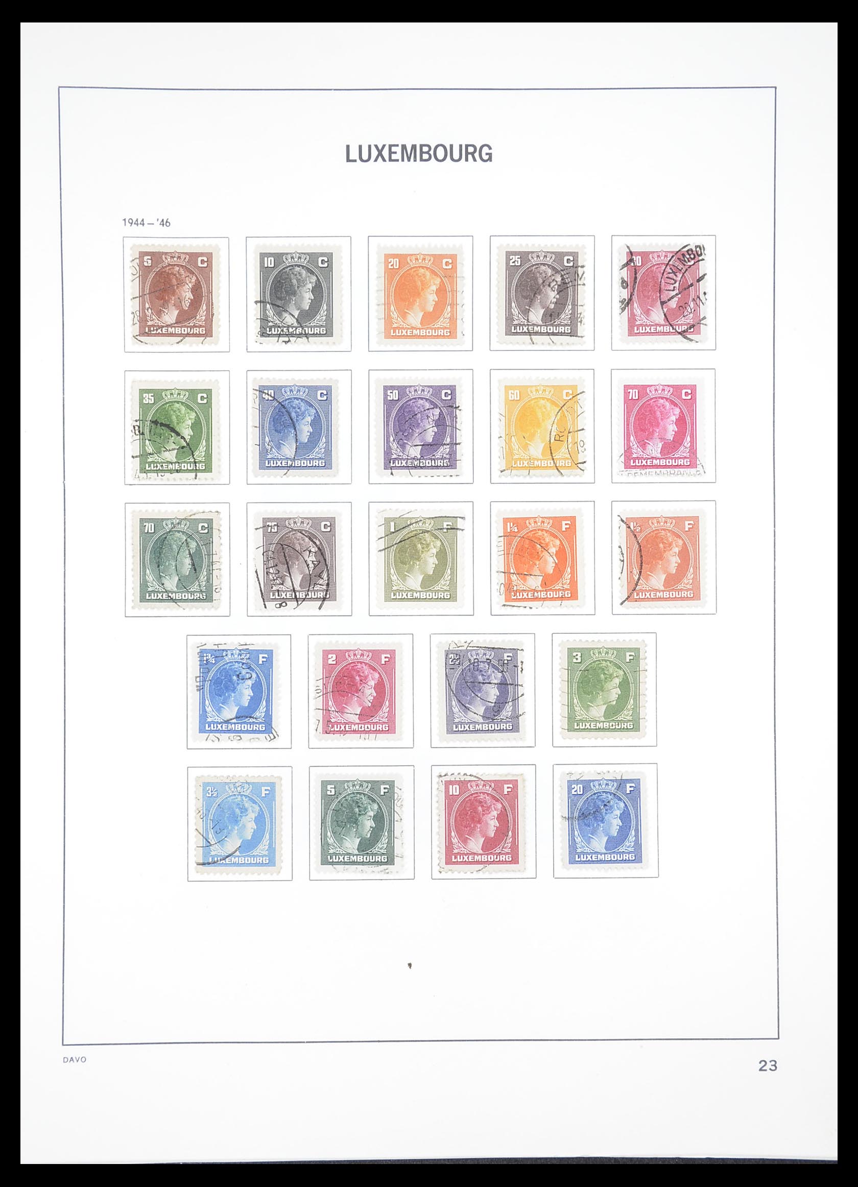 33382 025 - Postzegelverzameling 33382 Luxemburg 1852-2013.