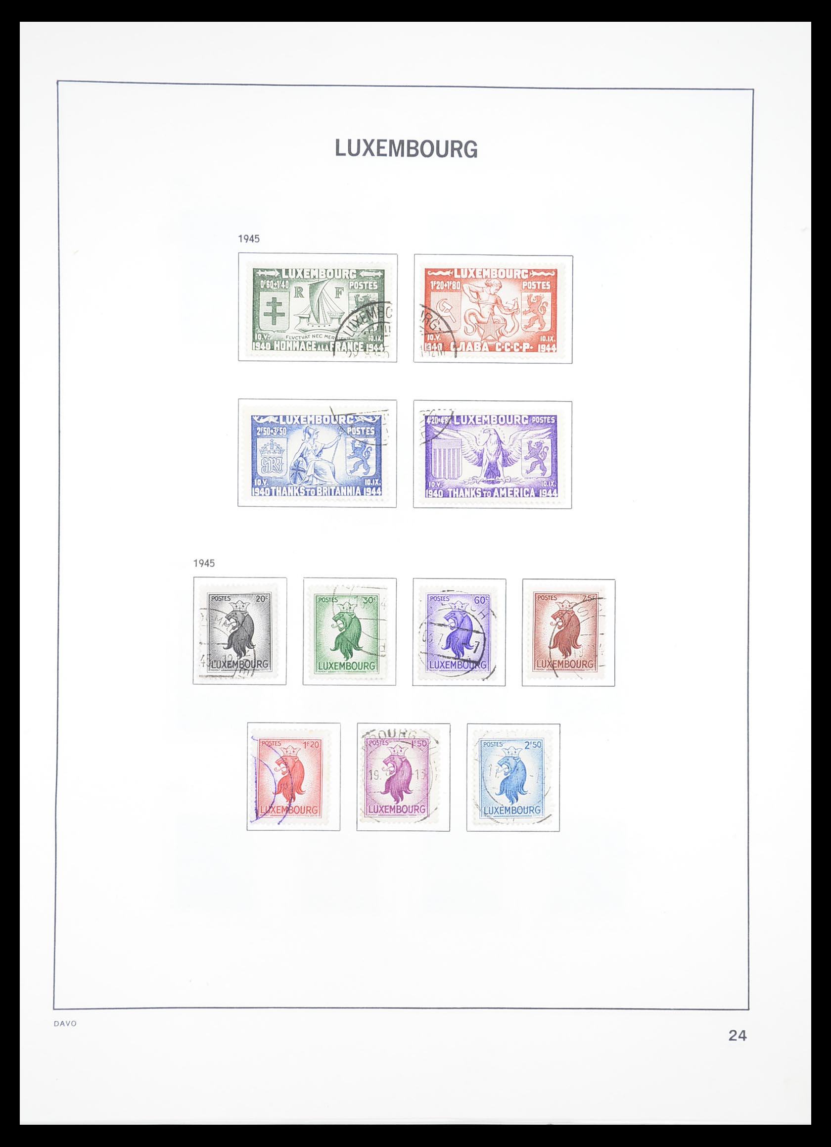 33382 026 - Postzegelverzameling 33382 Luxemburg 1852-2013.
