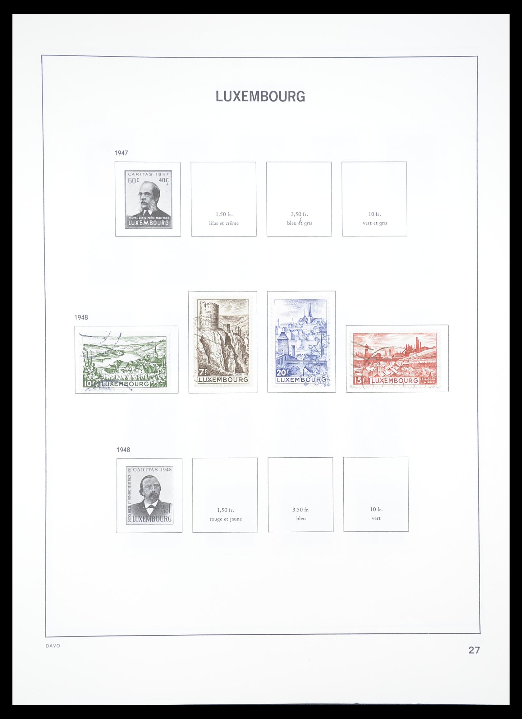 33382 030 - Postzegelverzameling 33382 Luxemburg 1852-2013.