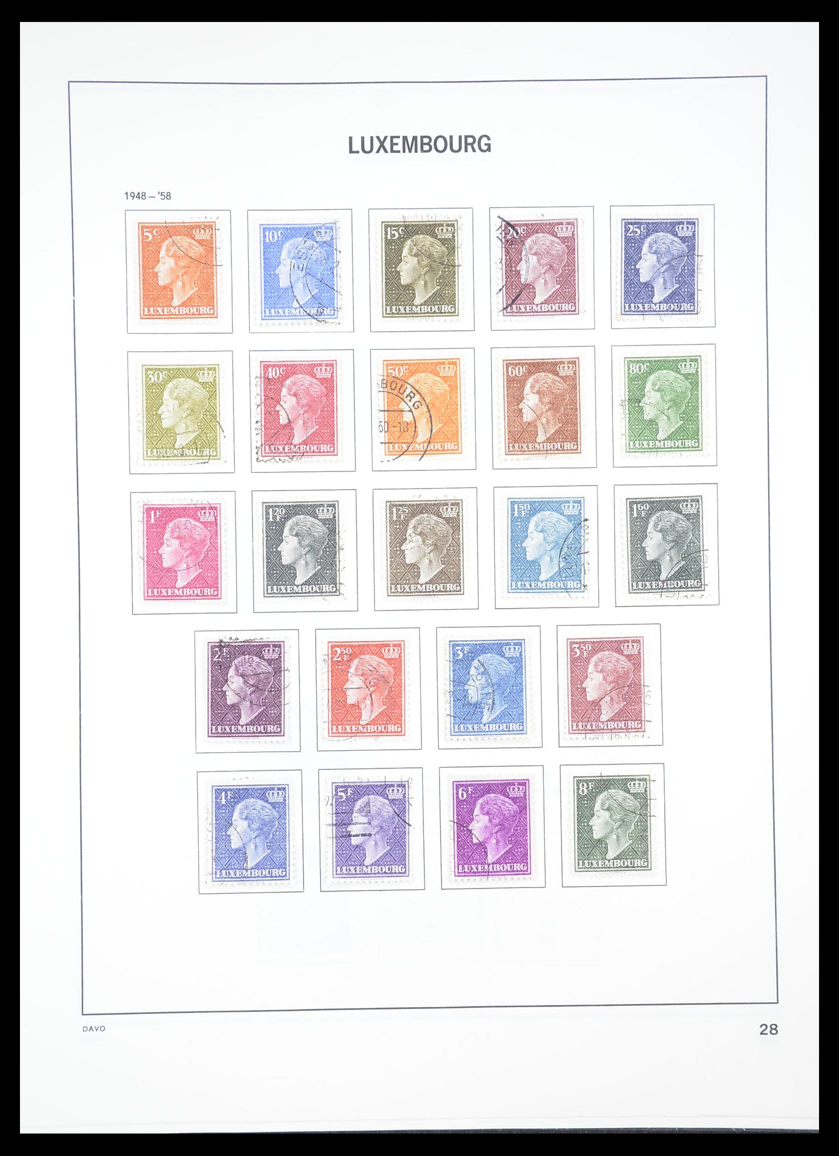 33382 031 - Stamp collection 33382 Luxembourg 1852-2013.