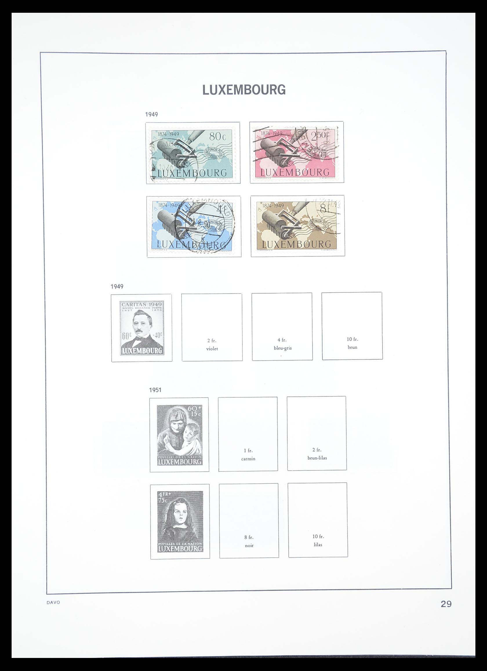 33382 032 - Postzegelverzameling 33382 Luxemburg 1852-2013.
