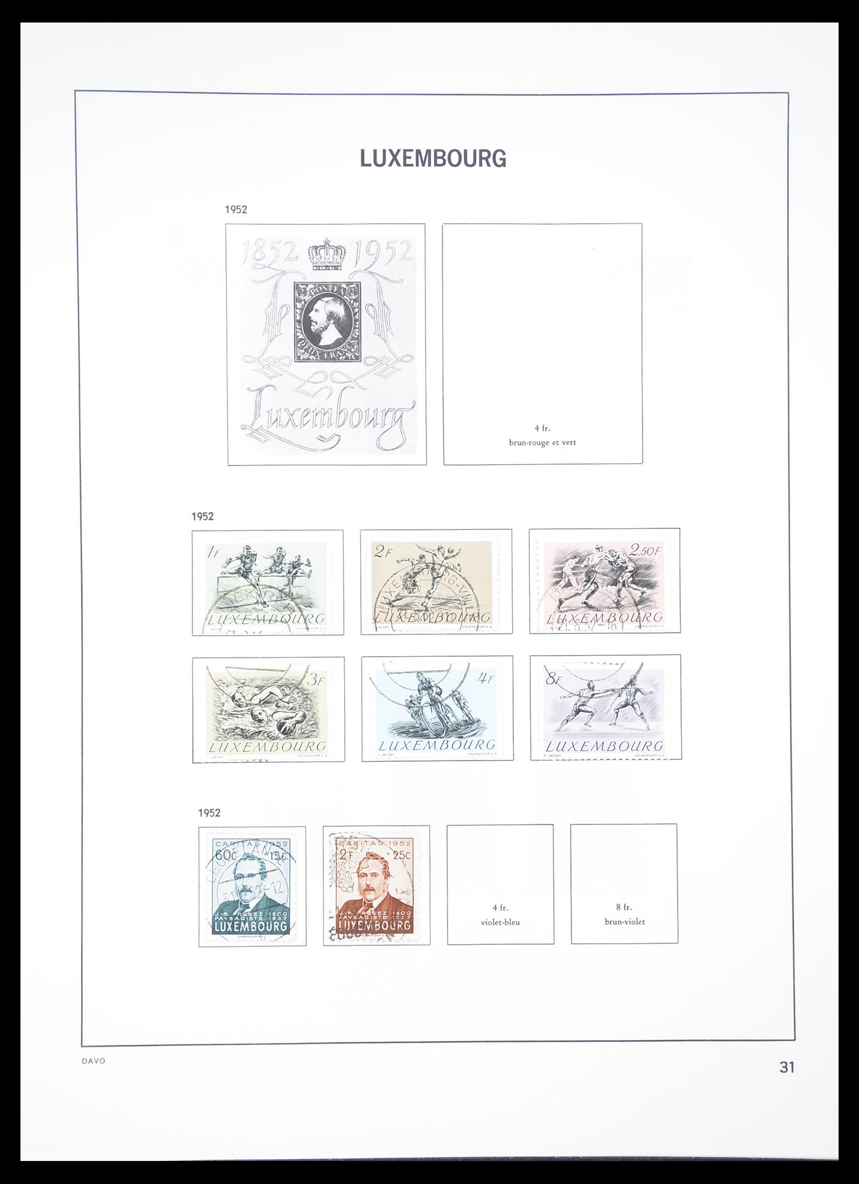 33382 033 - Postzegelverzameling 33382 Luxemburg 1852-2013.