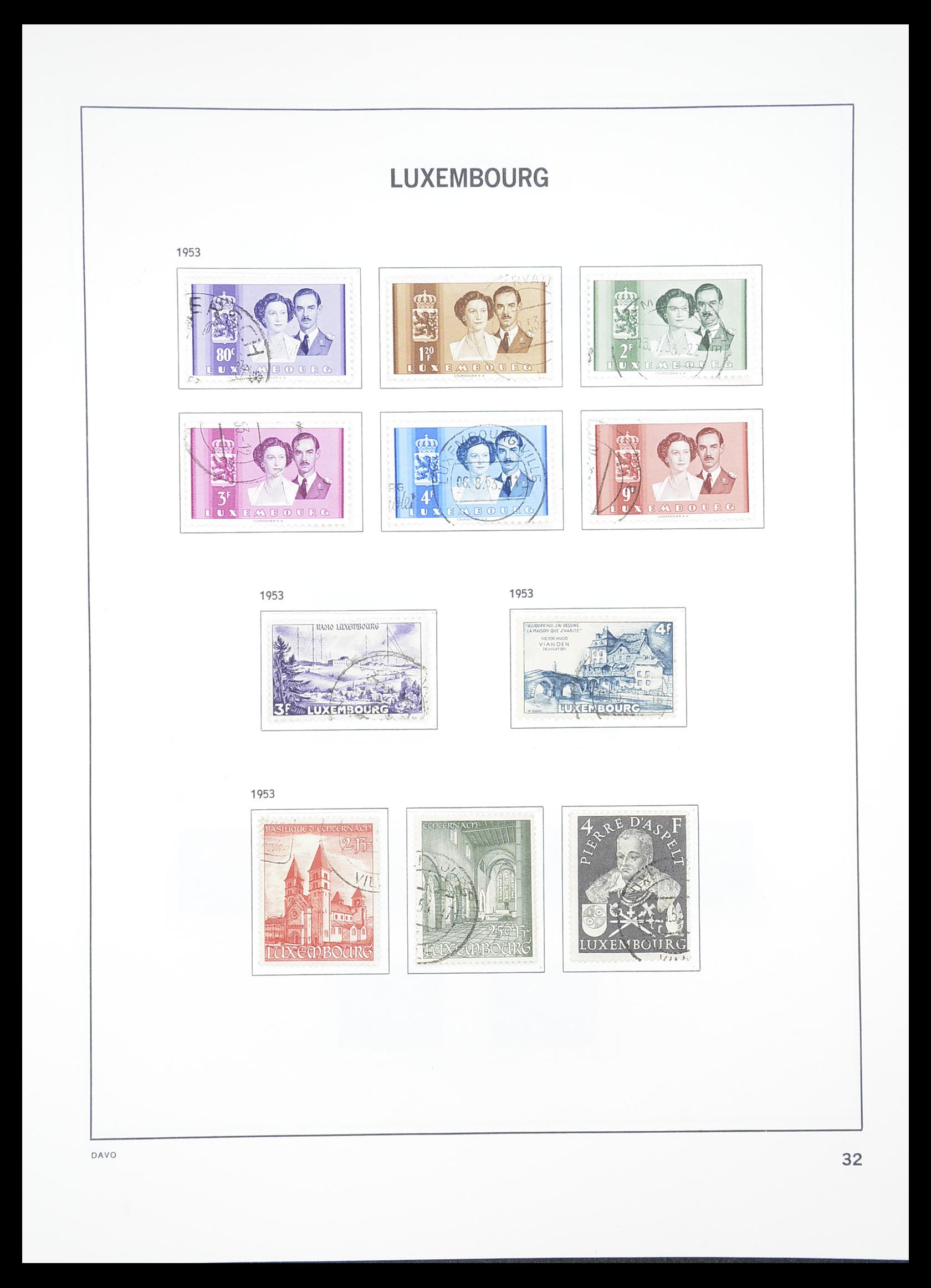33382 034 - Stamp collection 33382 Luxembourg 1852-2013.