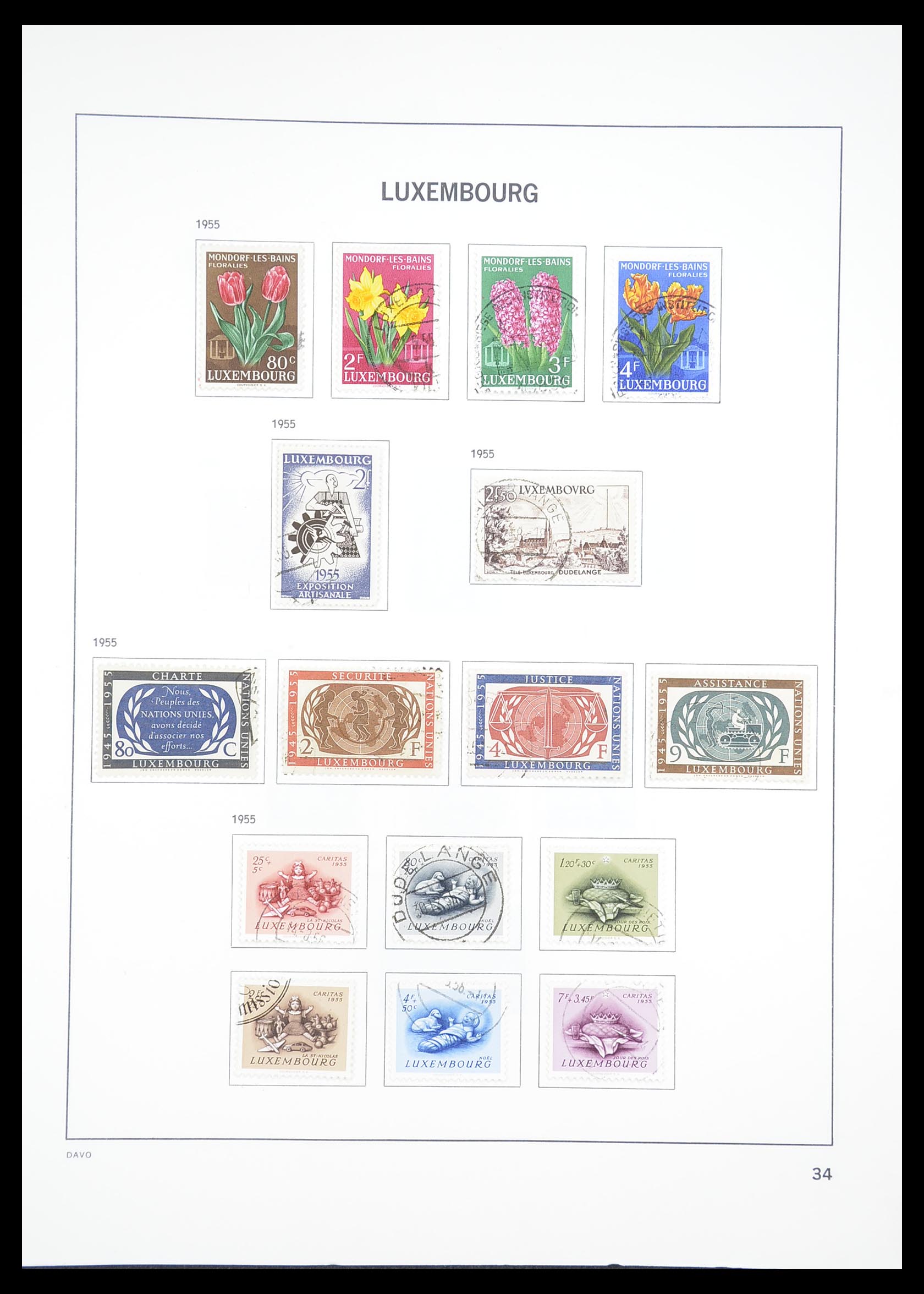 33382 036 - Stamp collection 33382 Luxembourg 1852-2013.