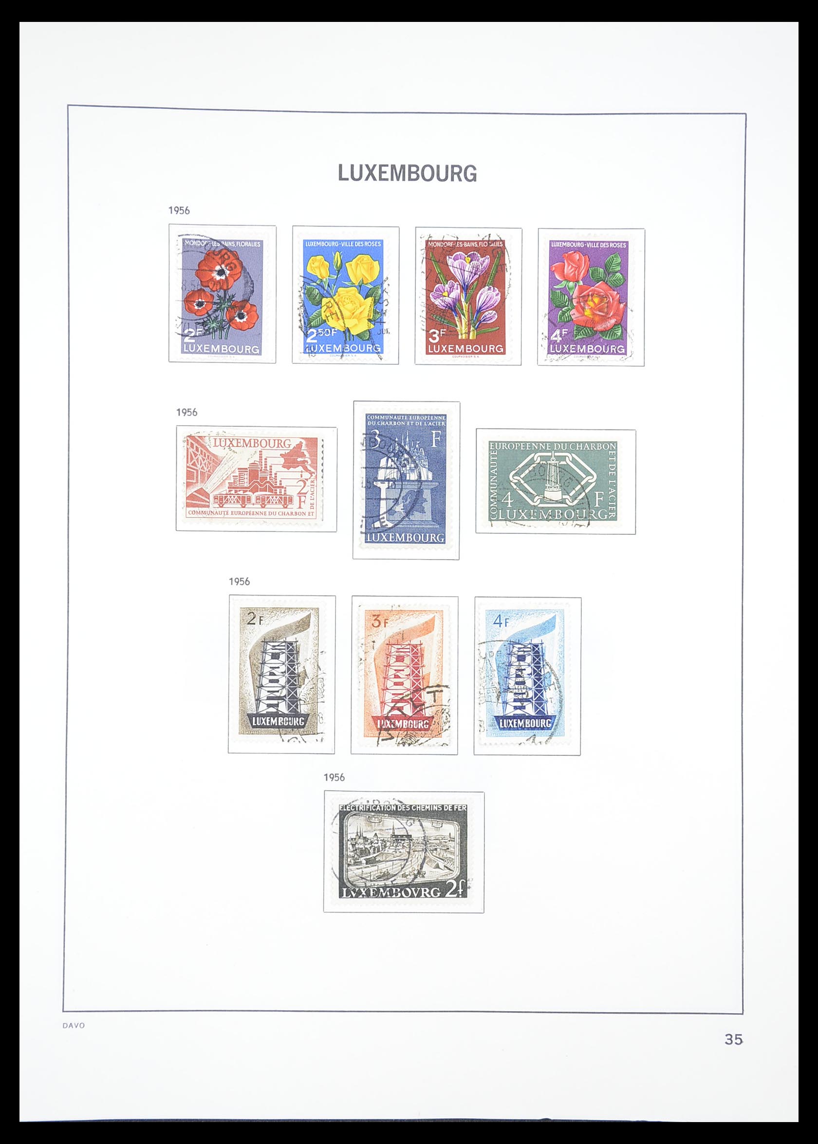 33382 037 - Stamp collection 33382 Luxembourg 1852-2013.