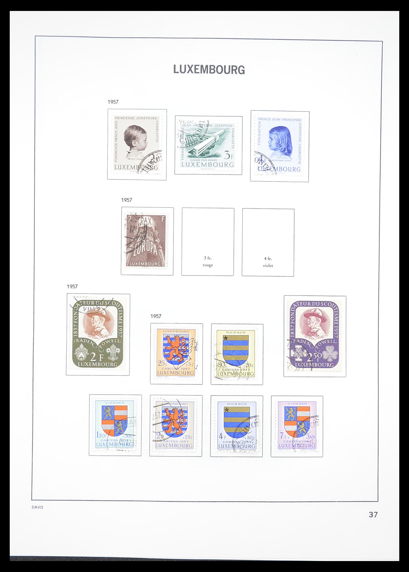 33382 040 - Postzegelverzameling 33382 Luxemburg 1852-2013.