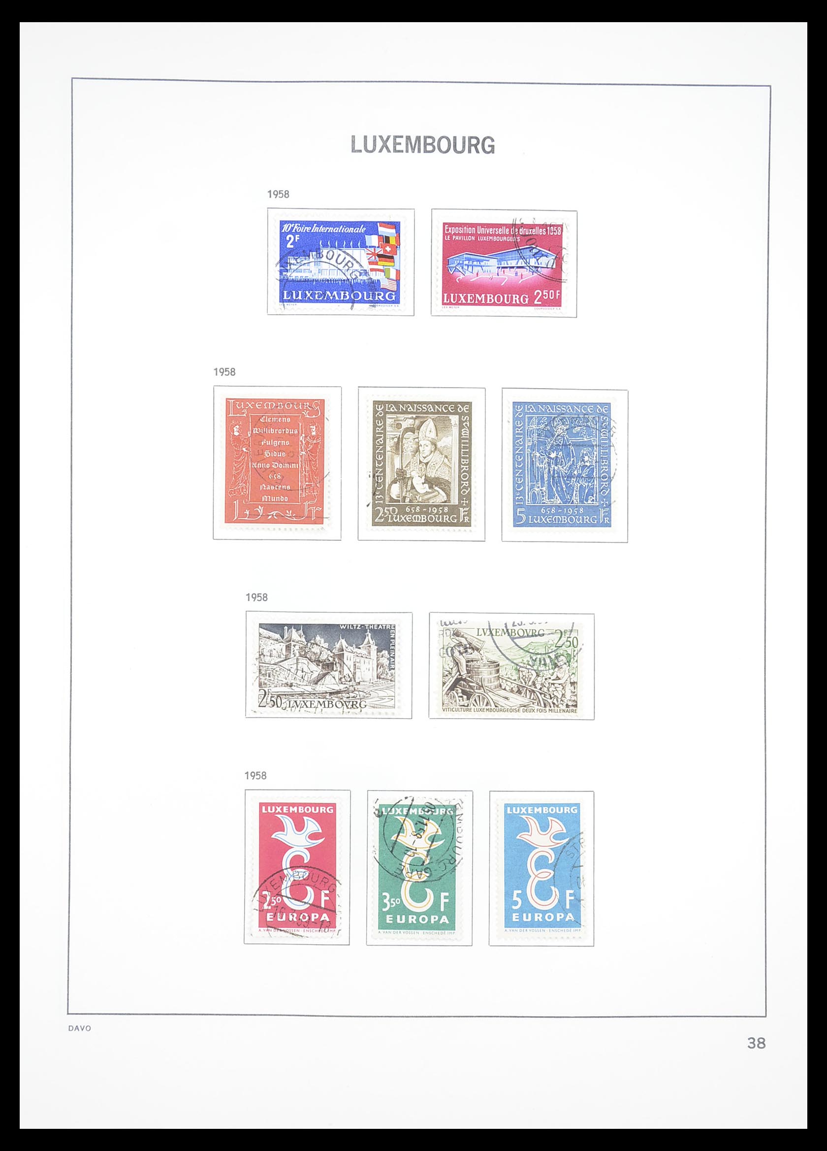 33382 041 - Postzegelverzameling 33382 Luxemburg 1852-2013.