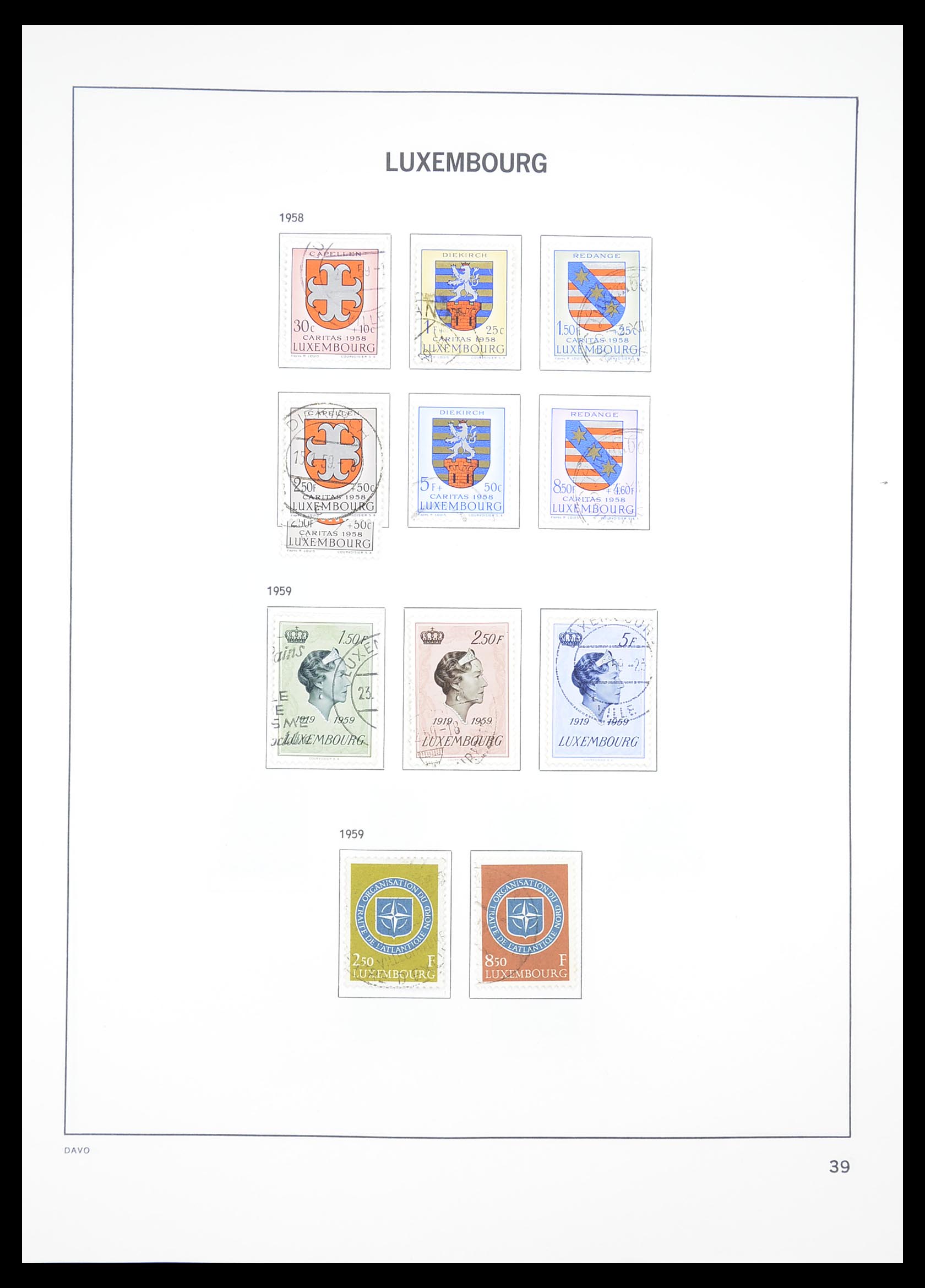 33382 042 - Postzegelverzameling 33382 Luxemburg 1852-2013.