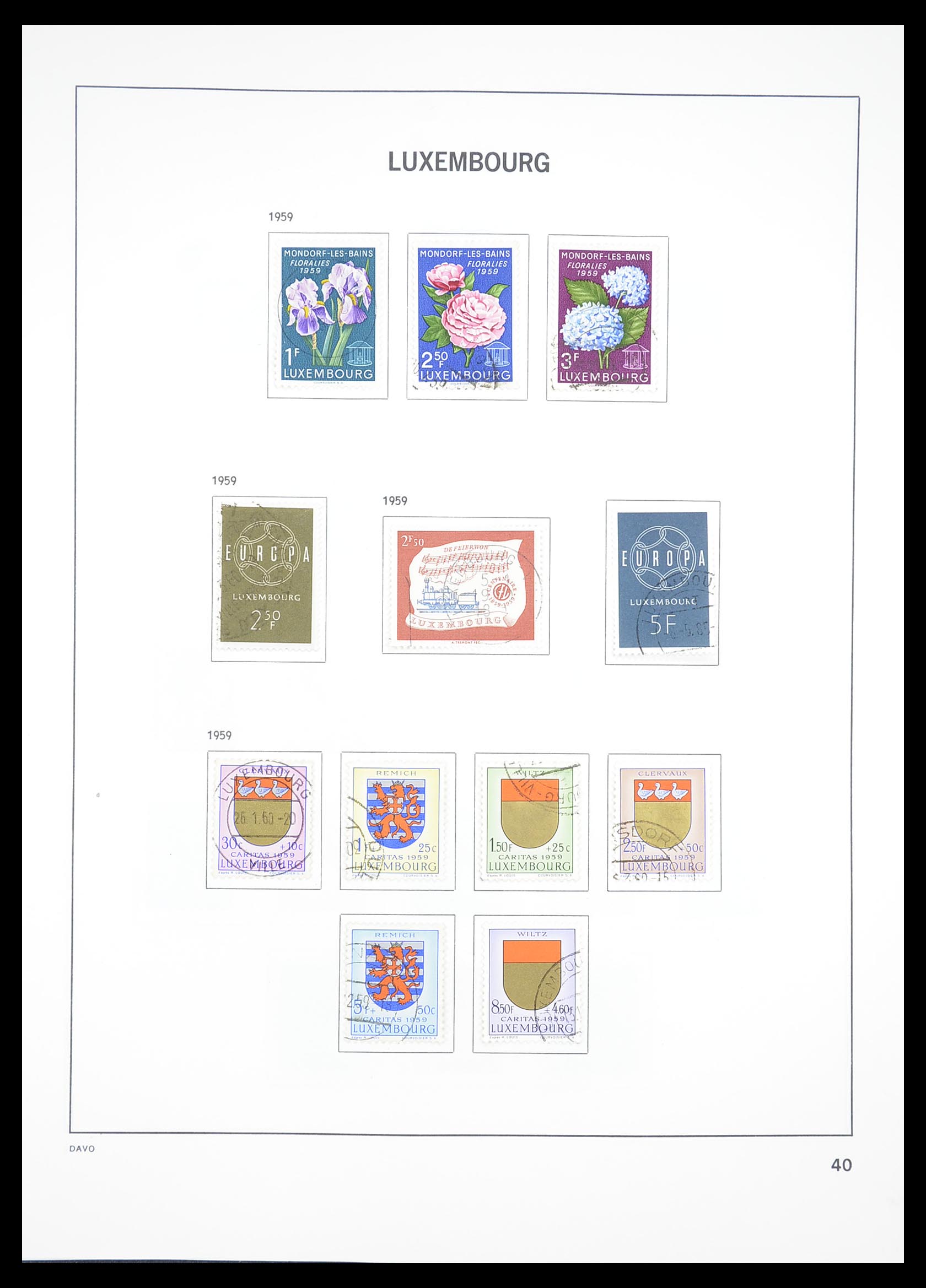 33382 043 - Postzegelverzameling 33382 Luxemburg 1852-2013.