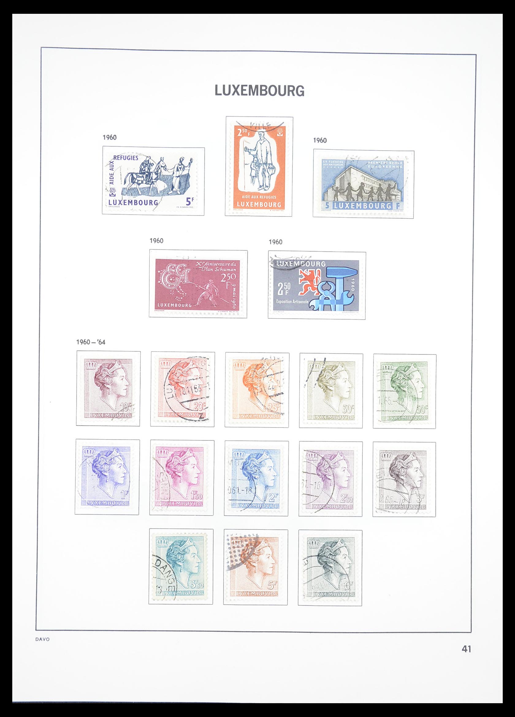 33382 044 - Stamp collection 33382 Luxembourg 1852-2013.