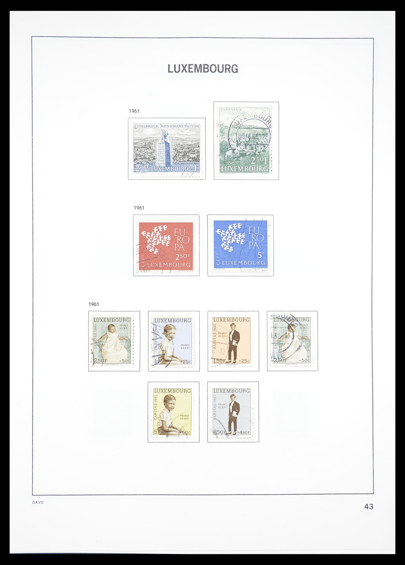 33382 046 - Postzegelverzameling 33382 Luxemburg 1852-2013.