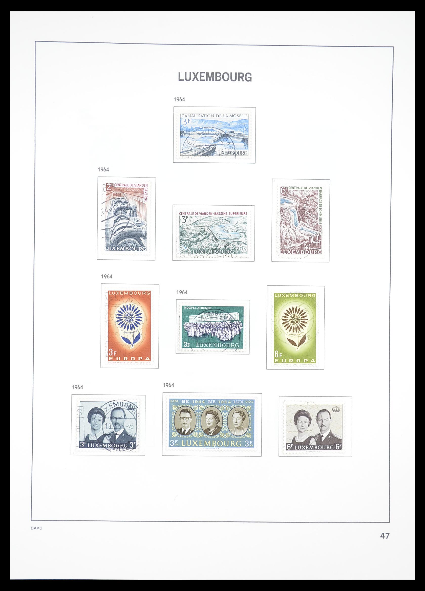 33382 050 - Postzegelverzameling 33382 Luxemburg 1852-2013.