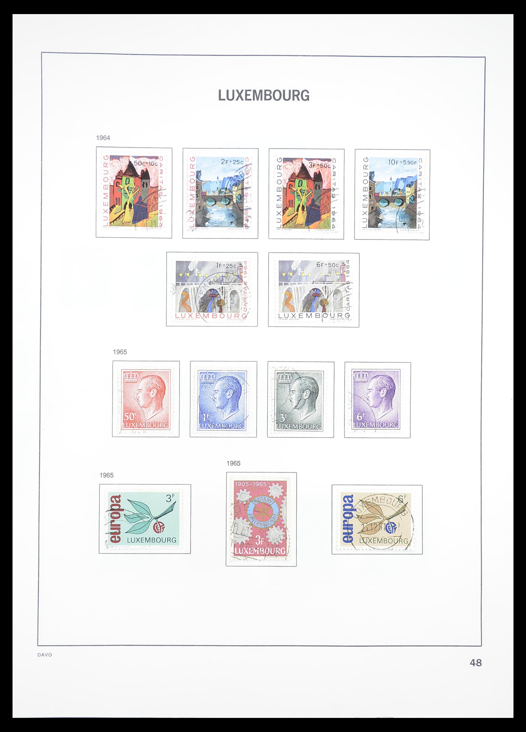 33382 051 - Postzegelverzameling 33382 Luxemburg 1852-2013.