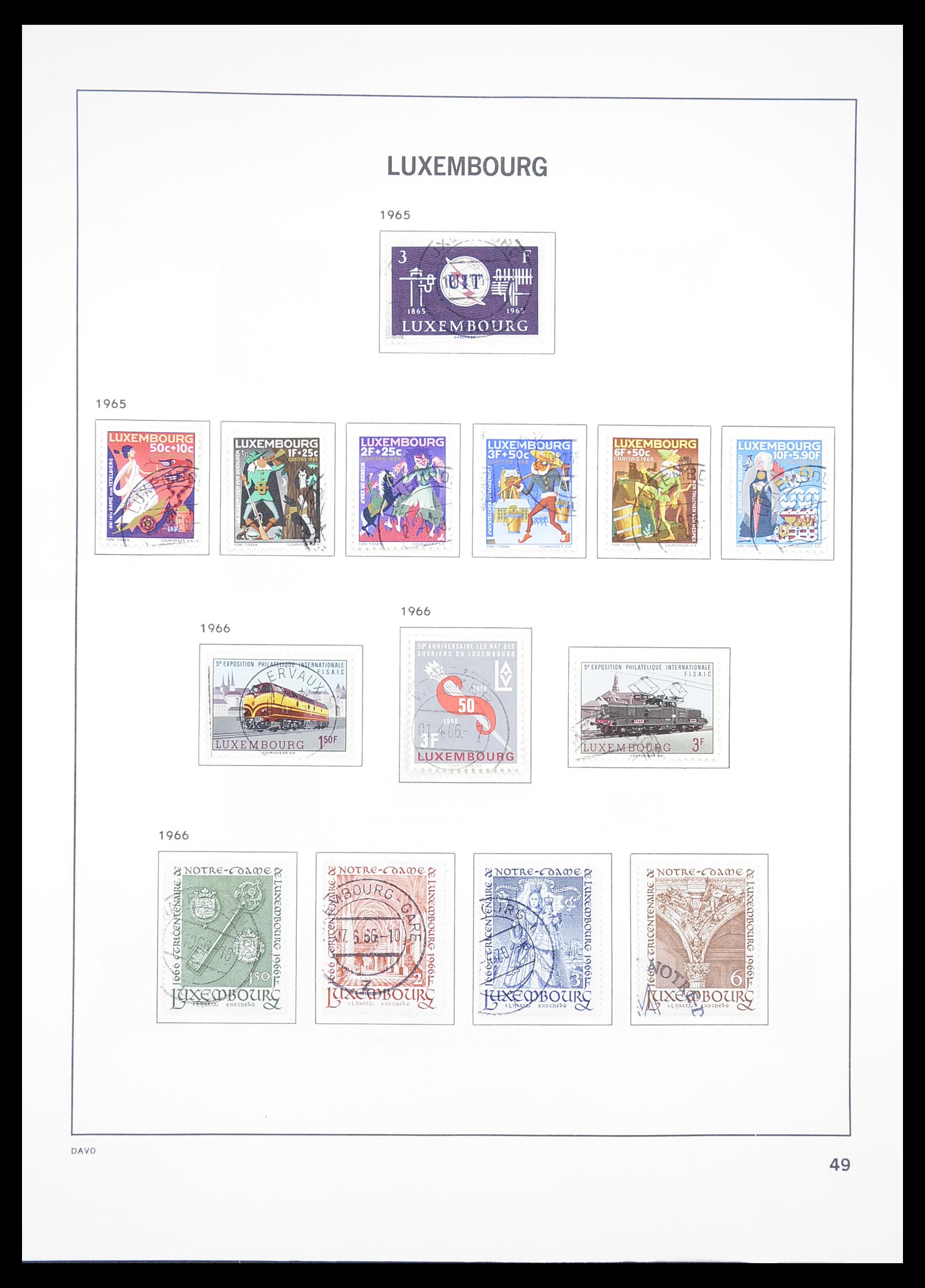 33382 052 - Postzegelverzameling 33382 Luxemburg 1852-2013.