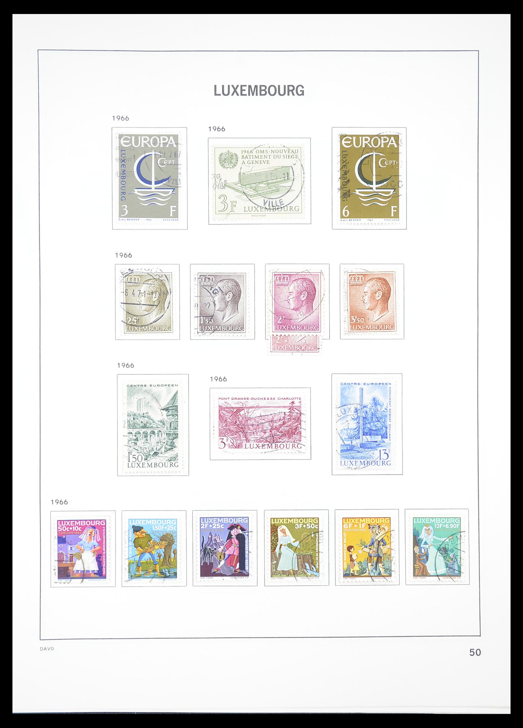 33382 053 - Stamp collection 33382 Luxembourg 1852-2013.