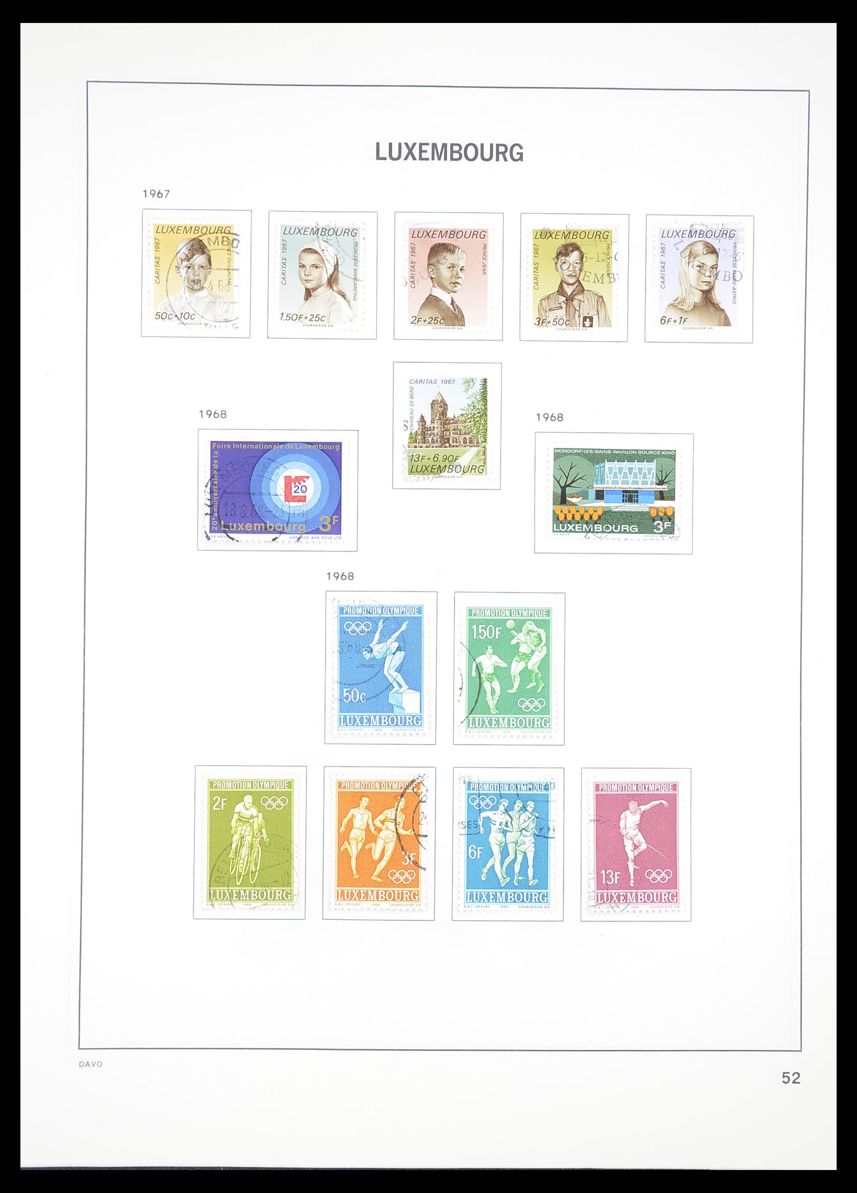 33382 055 - Postzegelverzameling 33382 Luxemburg 1852-2013.