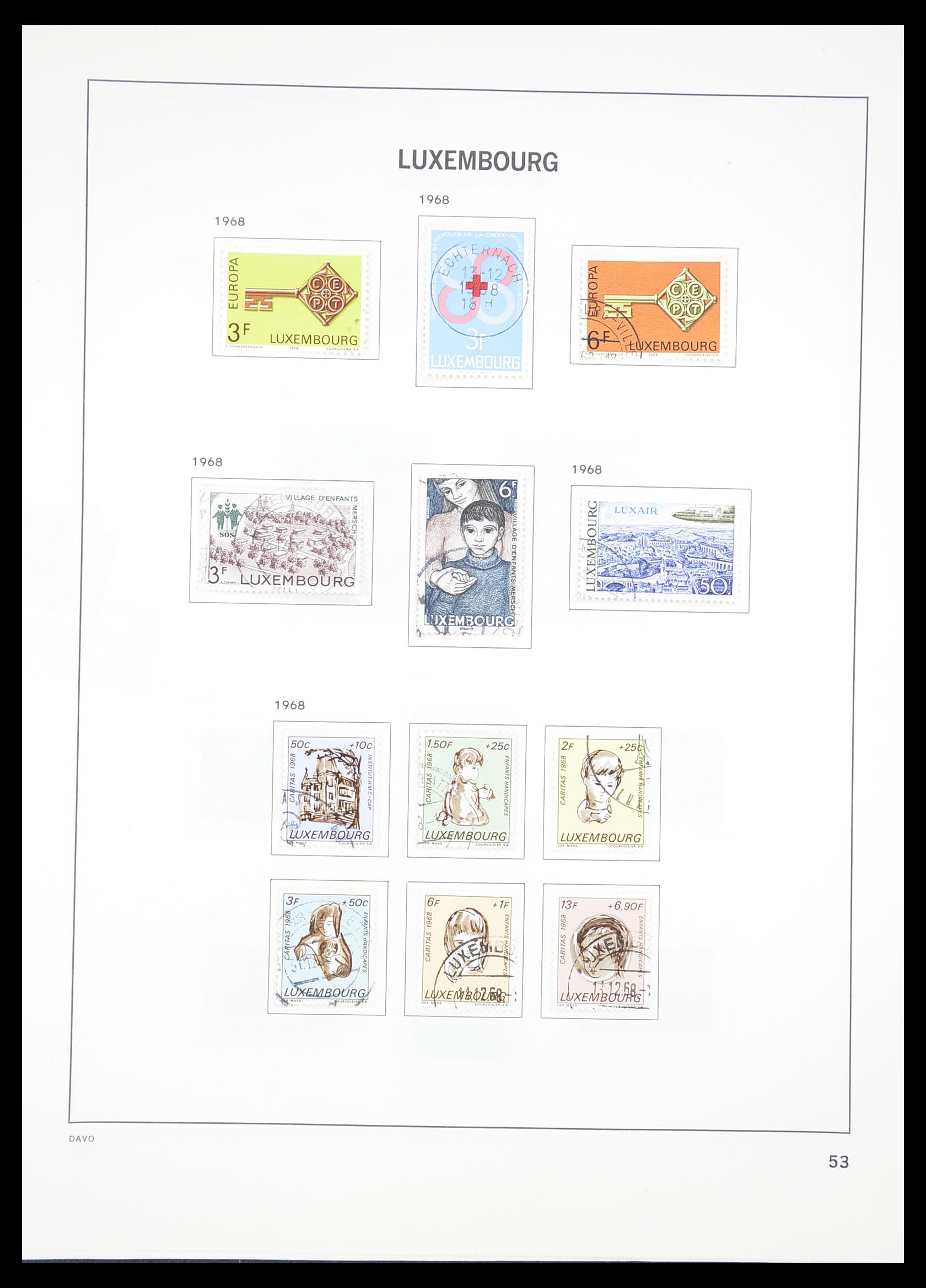 33382 056 - Postzegelverzameling 33382 Luxemburg 1852-2013.