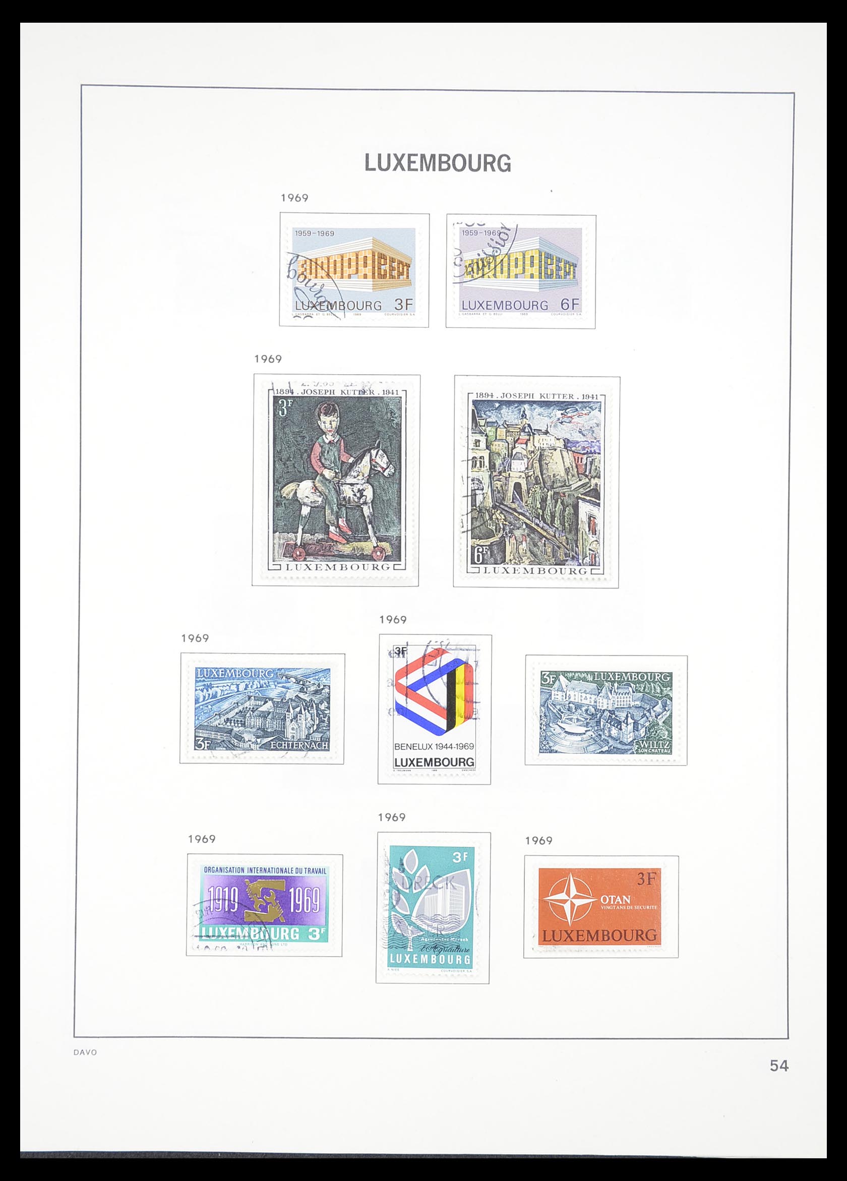 33382 057 - Stamp collection 33382 Luxembourg 1852-2013.