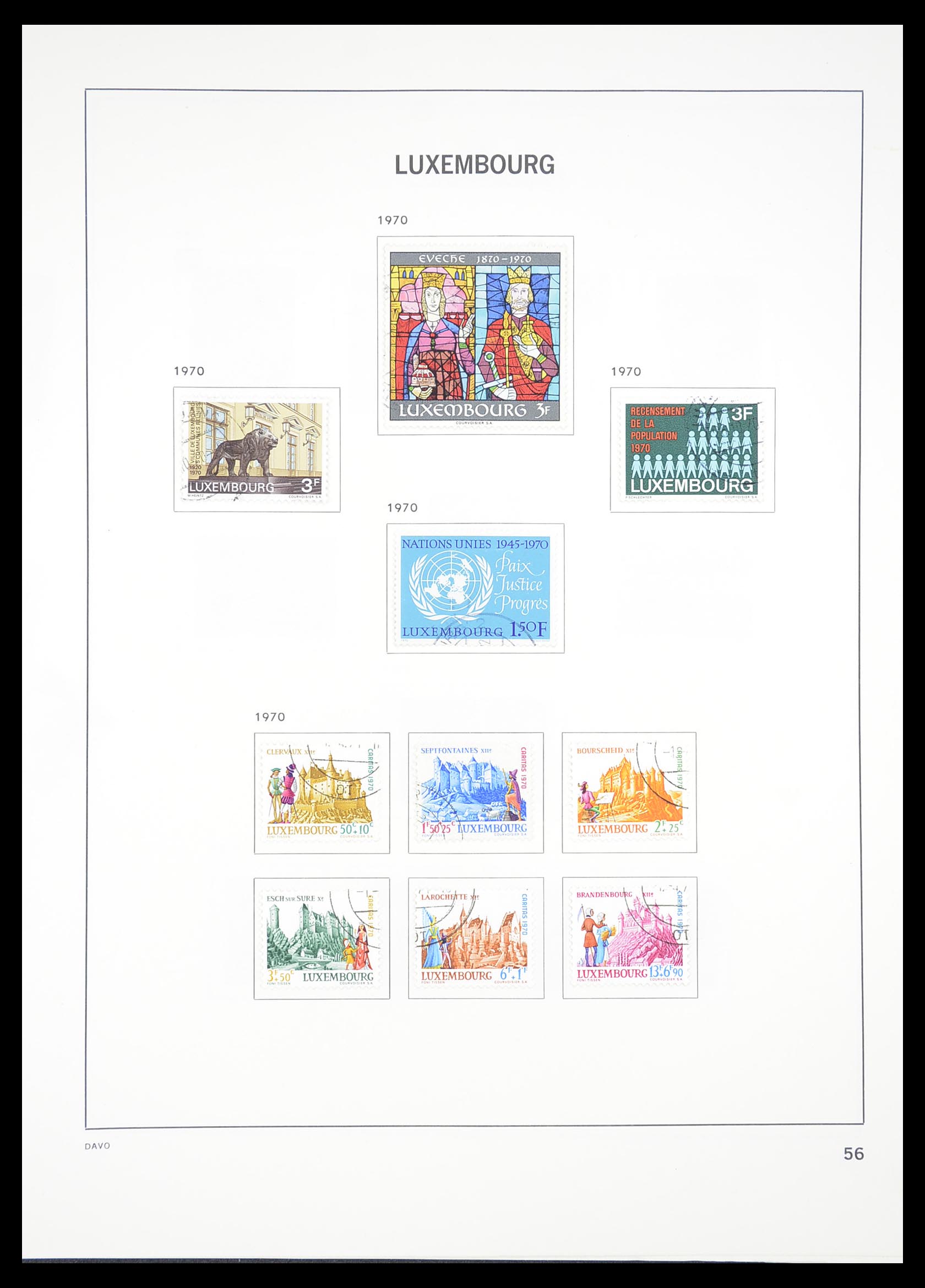 33382 059 - Stamp collection 33382 Luxembourg 1852-2013.
