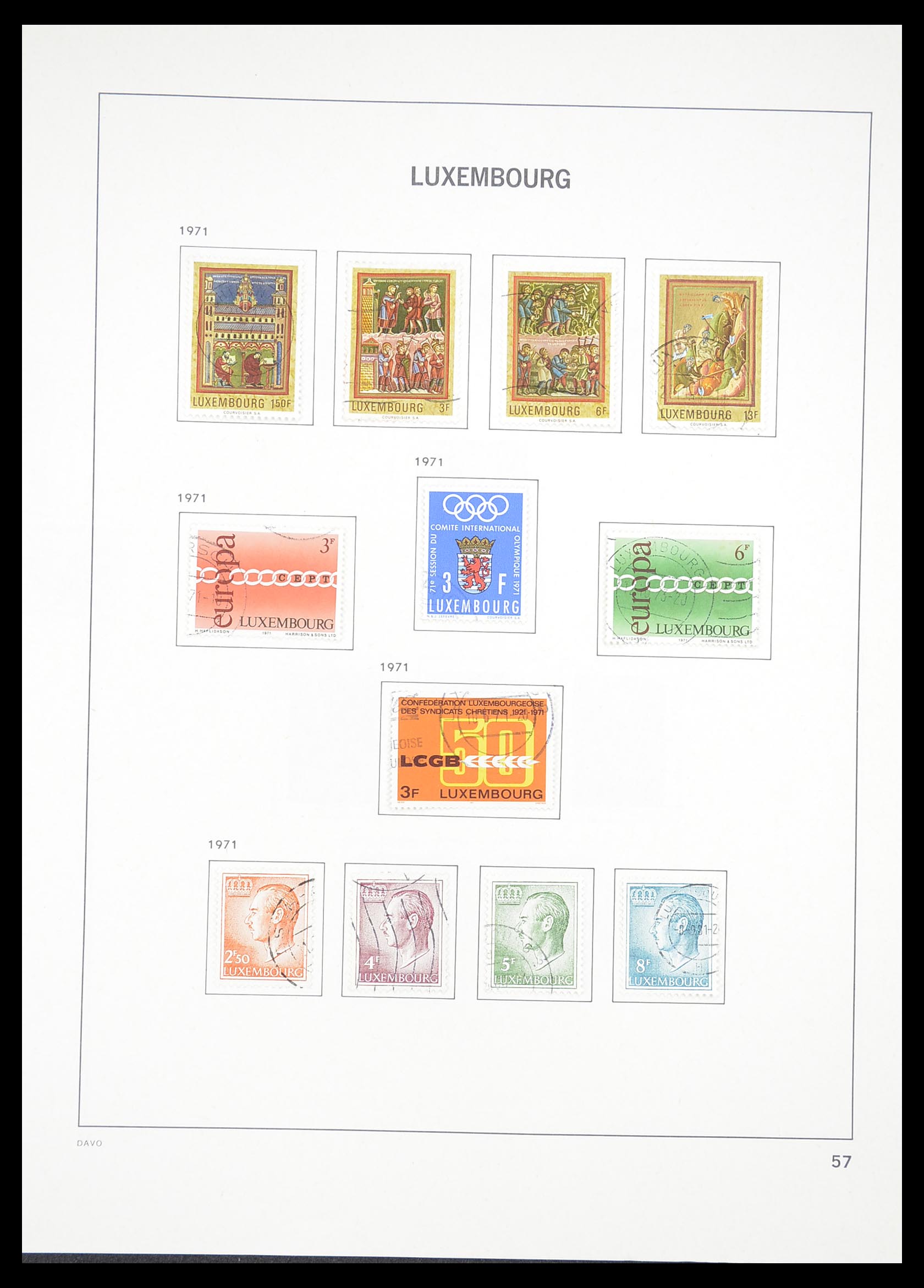 33382 060 - Postzegelverzameling 33382 Luxemburg 1852-2013.