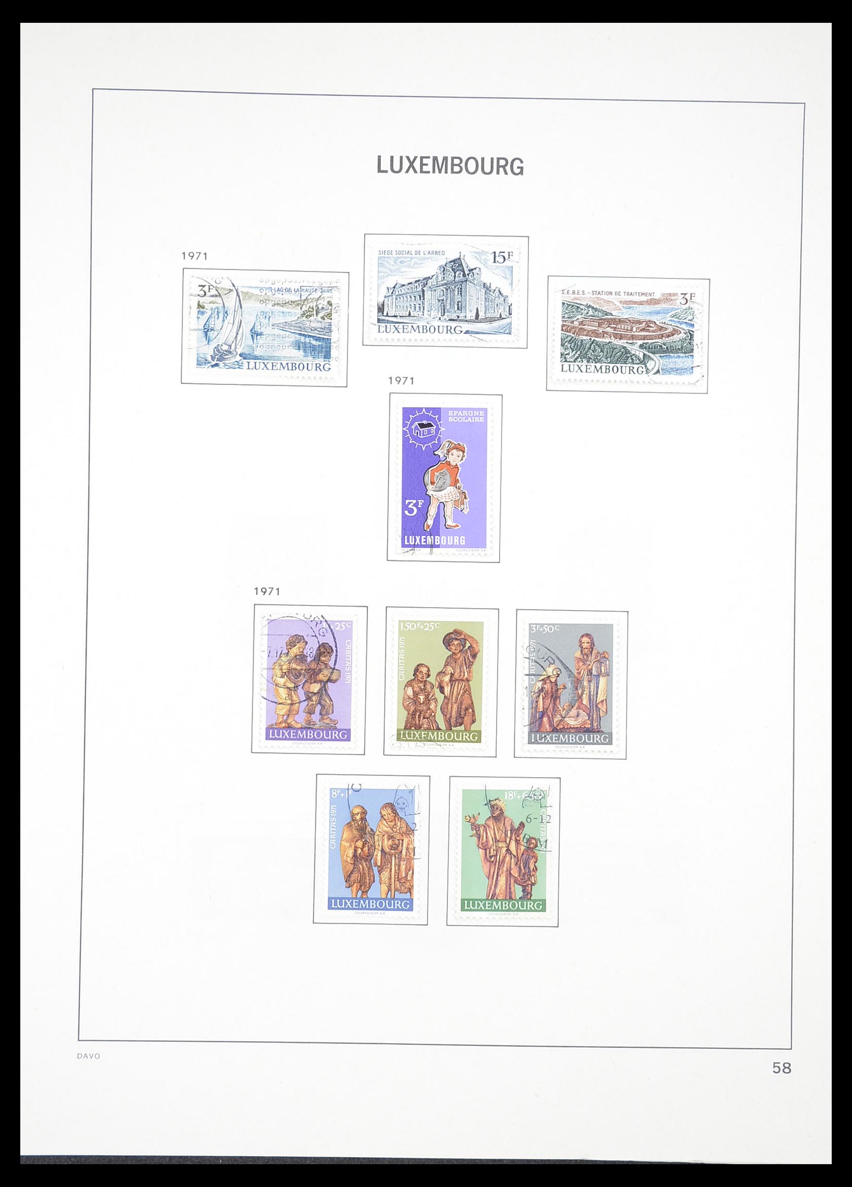 33382 061 - Postzegelverzameling 33382 Luxemburg 1852-2013.