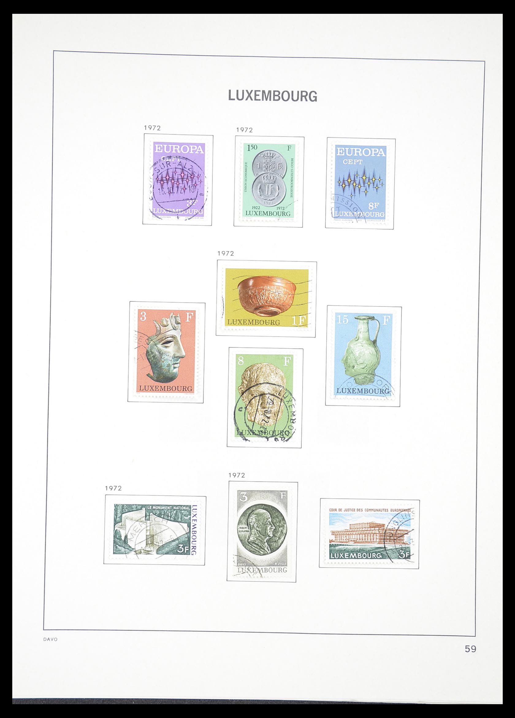 33382 062 - Postzegelverzameling 33382 Luxemburg 1852-2013.