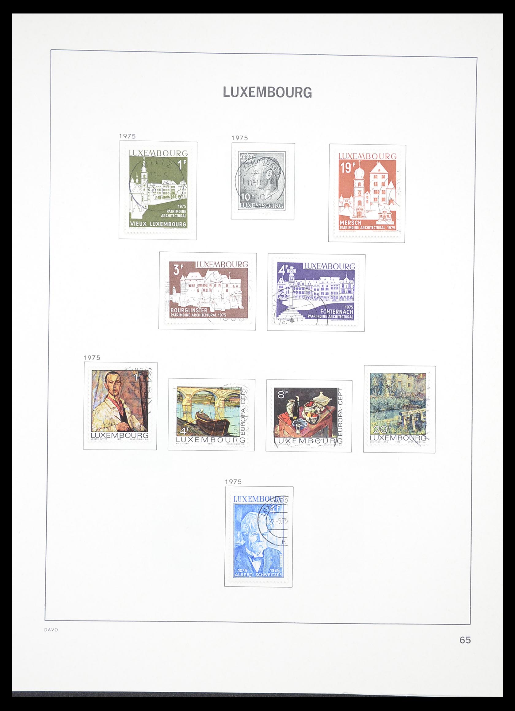 33382 069 - Postzegelverzameling 33382 Luxemburg 1852-2013.