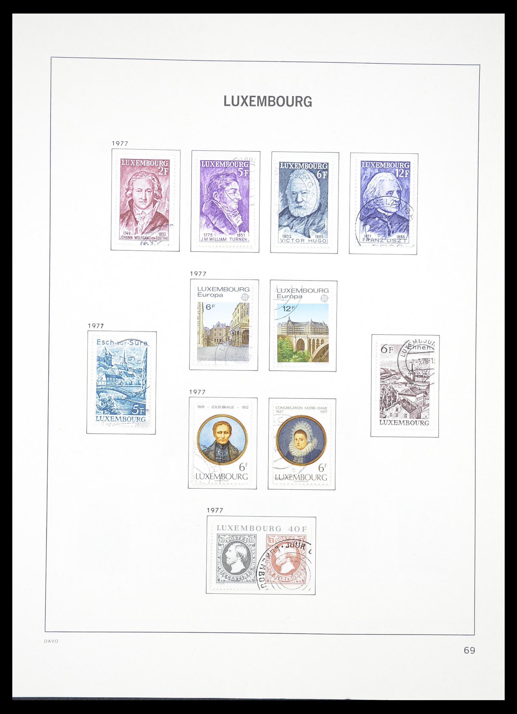 33382 072 - Postzegelverzameling 33382 Luxemburg 1852-2013.