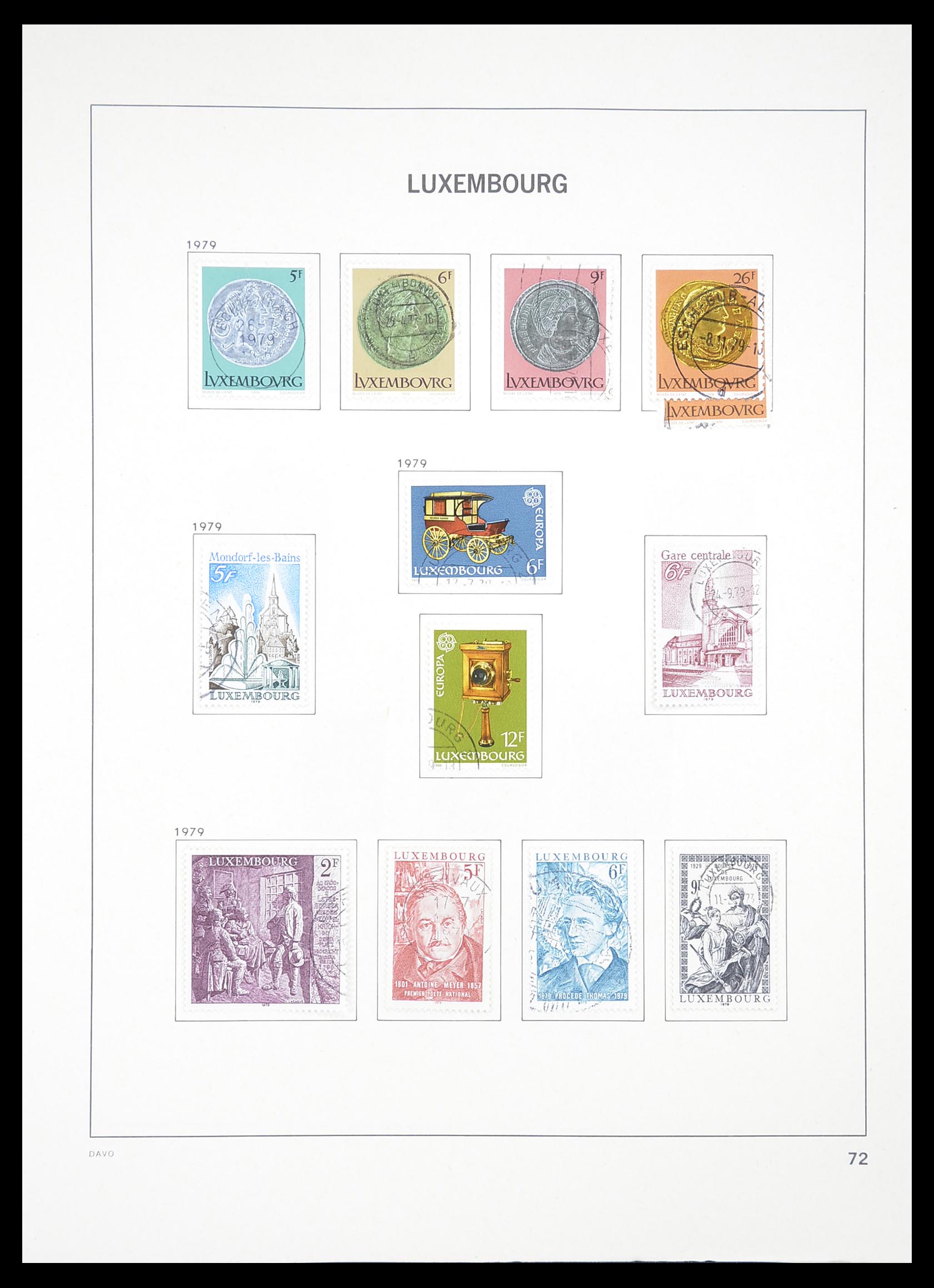 33382 075 - Stamp collection 33382 Luxembourg 1852-2013.