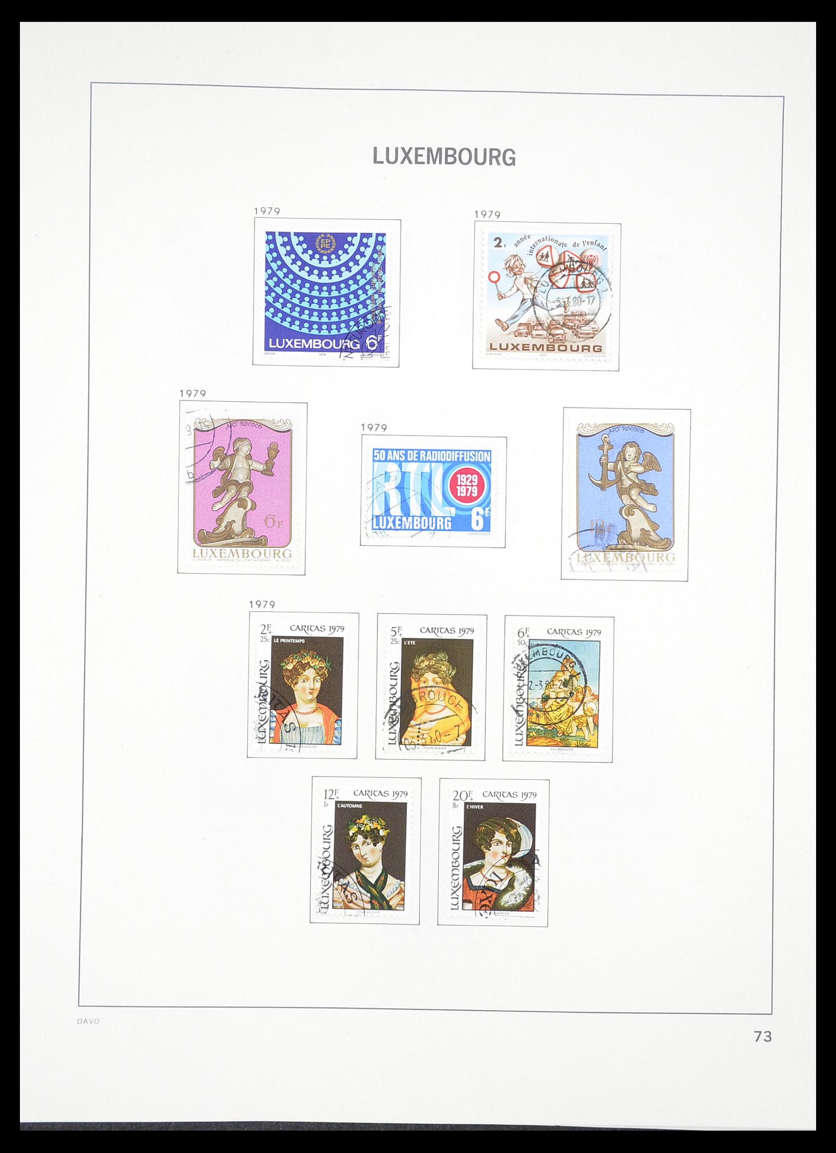 33382 076 - Postzegelverzameling 33382 Luxemburg 1852-2013.